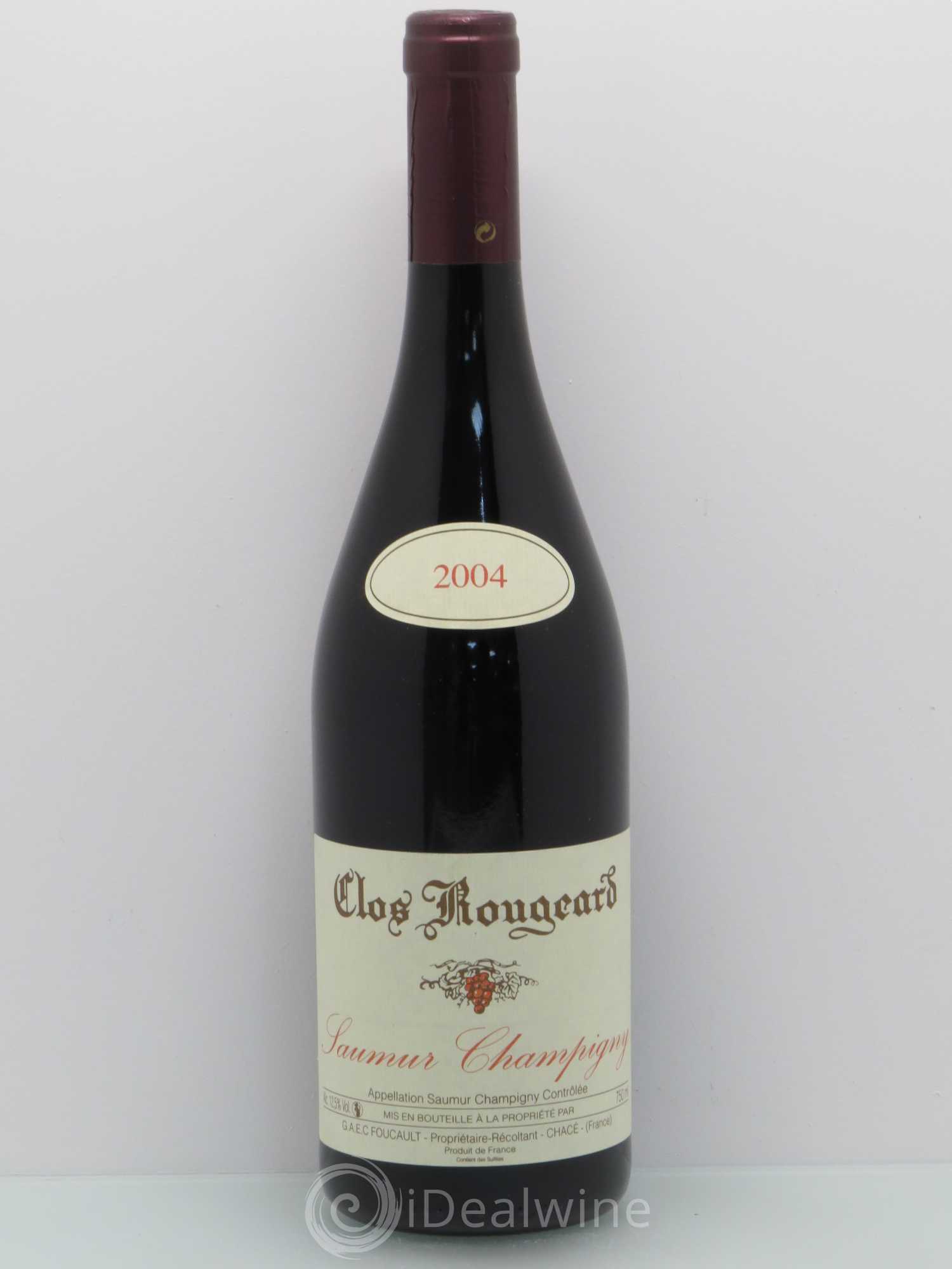 Saumur-Champigny Clos Rougeard 2004 - Lot de 1 bouteille - 0