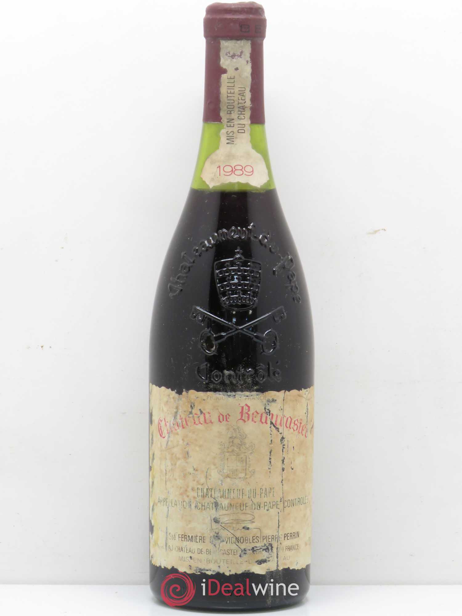 Châteauneuf-du-Pape Château de Beaucastel Famille Perrin 1989 - Lot de 1 bouteille - 0