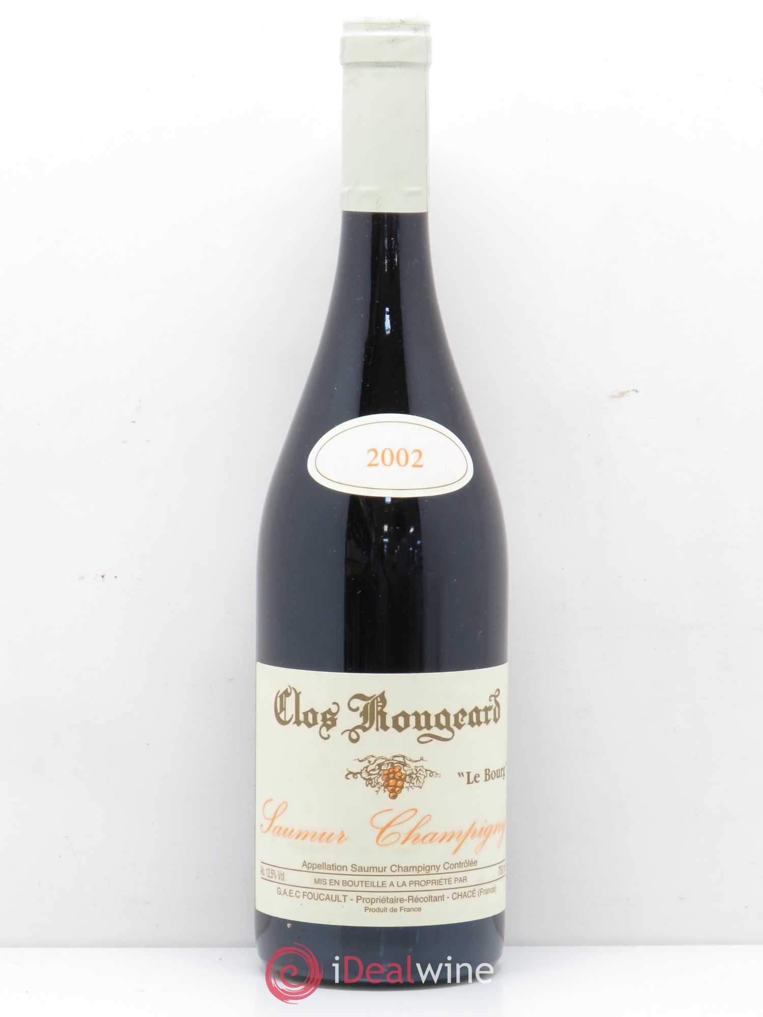 Saumur-Champigny Le Bourg Clos Rougeard 2002 - Lot de 1 bouteille - 0