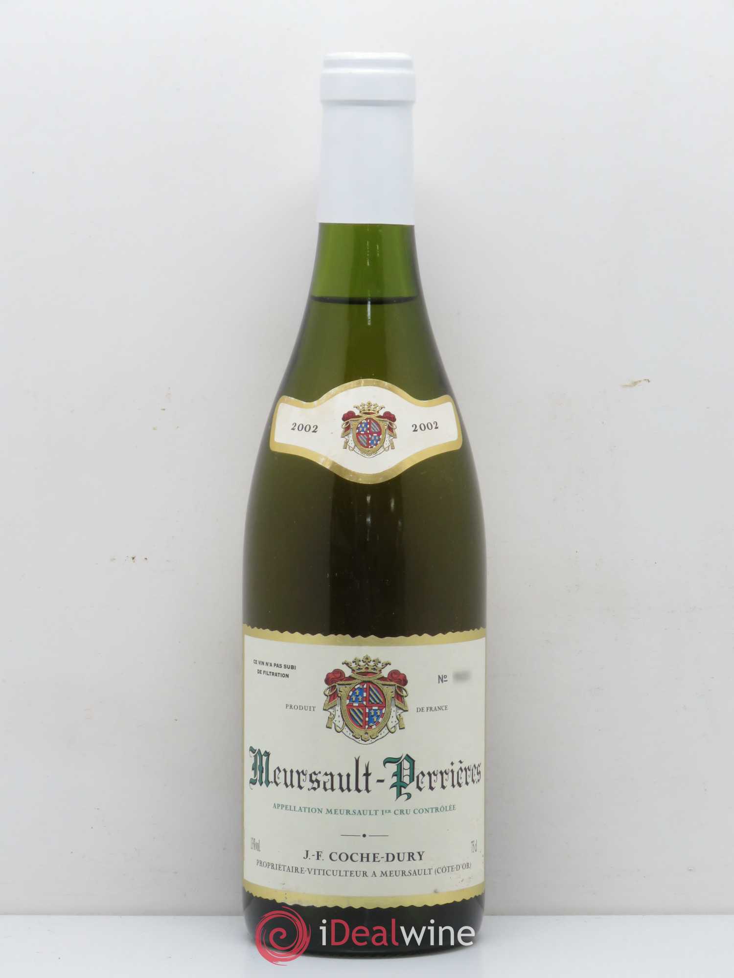 Meursault 1er Cru Perrières Coche Dury (Domaine) 2002 - Lot de 1 bouteille - 0