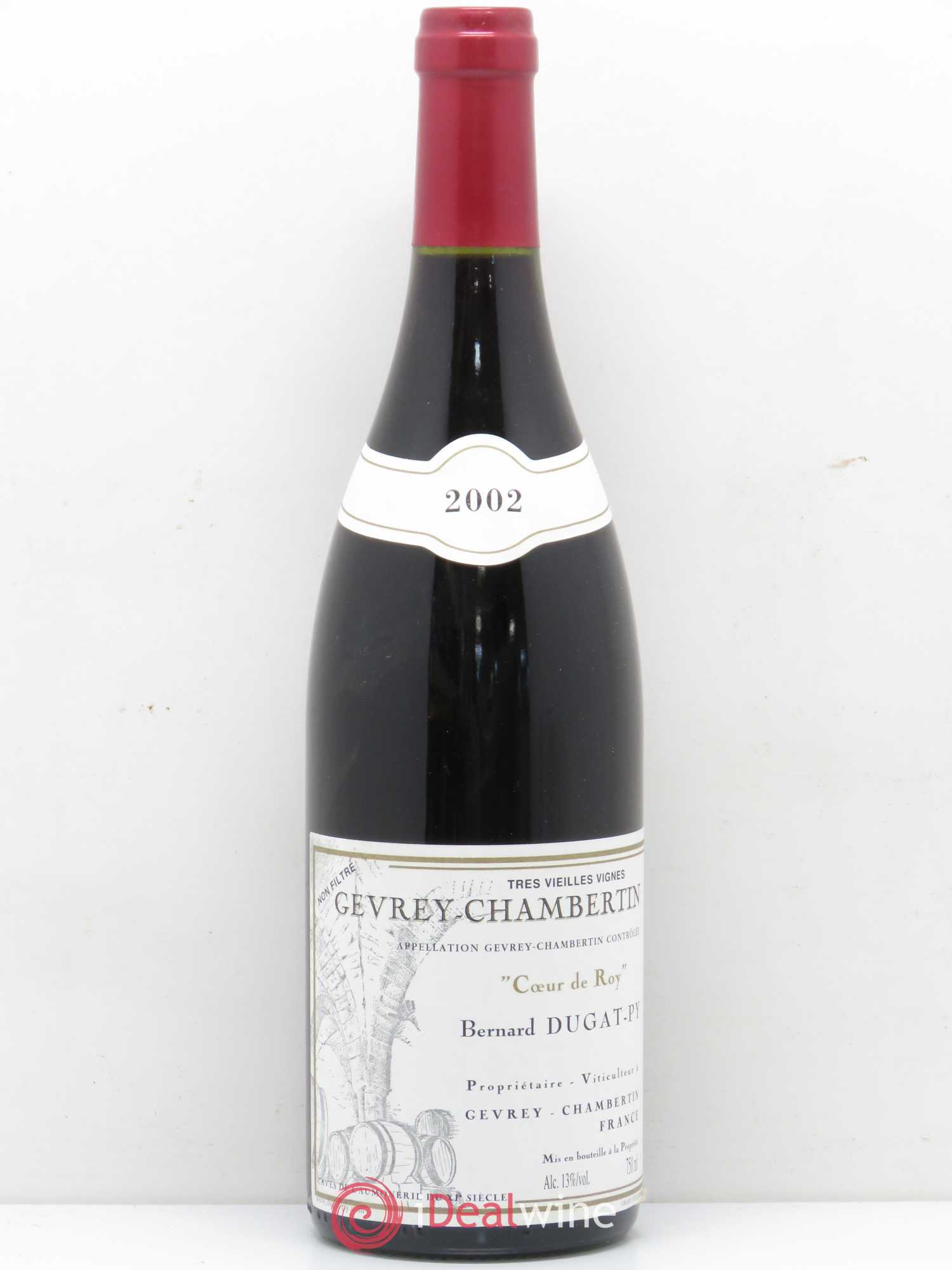 Gevrey-Chambertin Coeur de Roy Très Vieilles Vignes Dugat-Py 2002 - Lot de 1 bouteille - 0