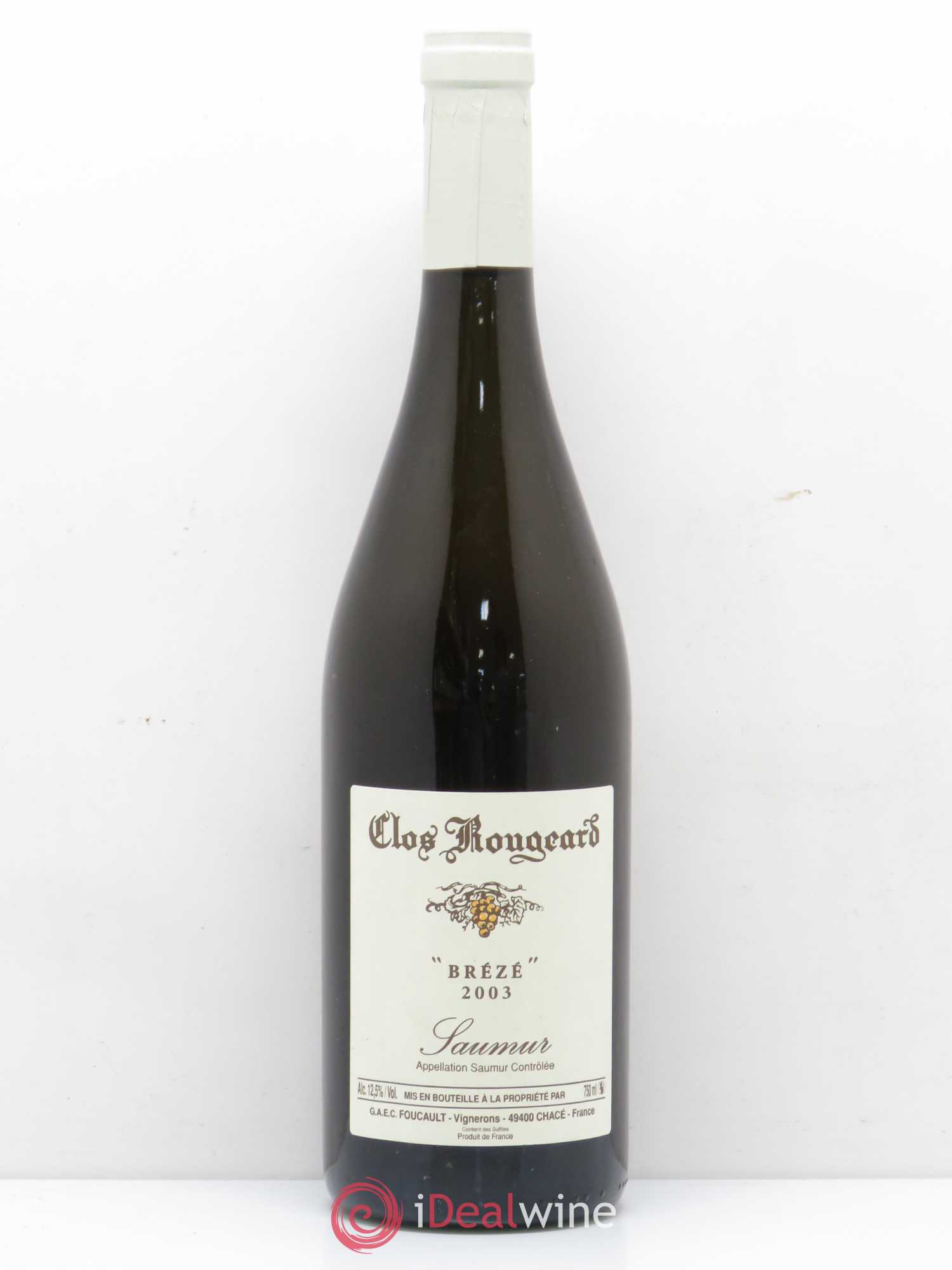 Saumur Brézé Clos Rougeard 2003 - Lot de 1 bouteille - 0