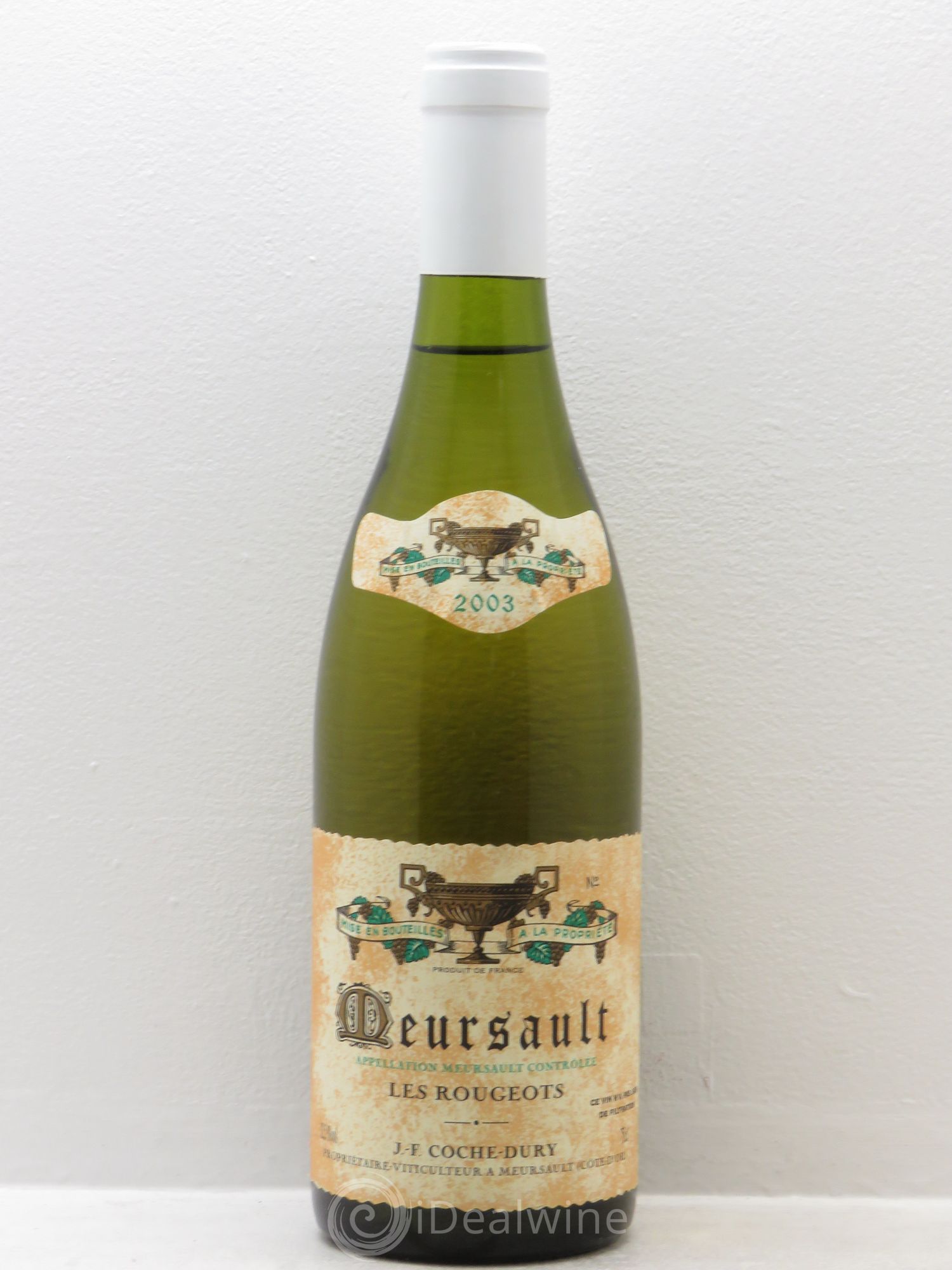 Meursault Les Rougeots Coche Dury (Domaine) 2003 - Lot de 1 bouteille - 0