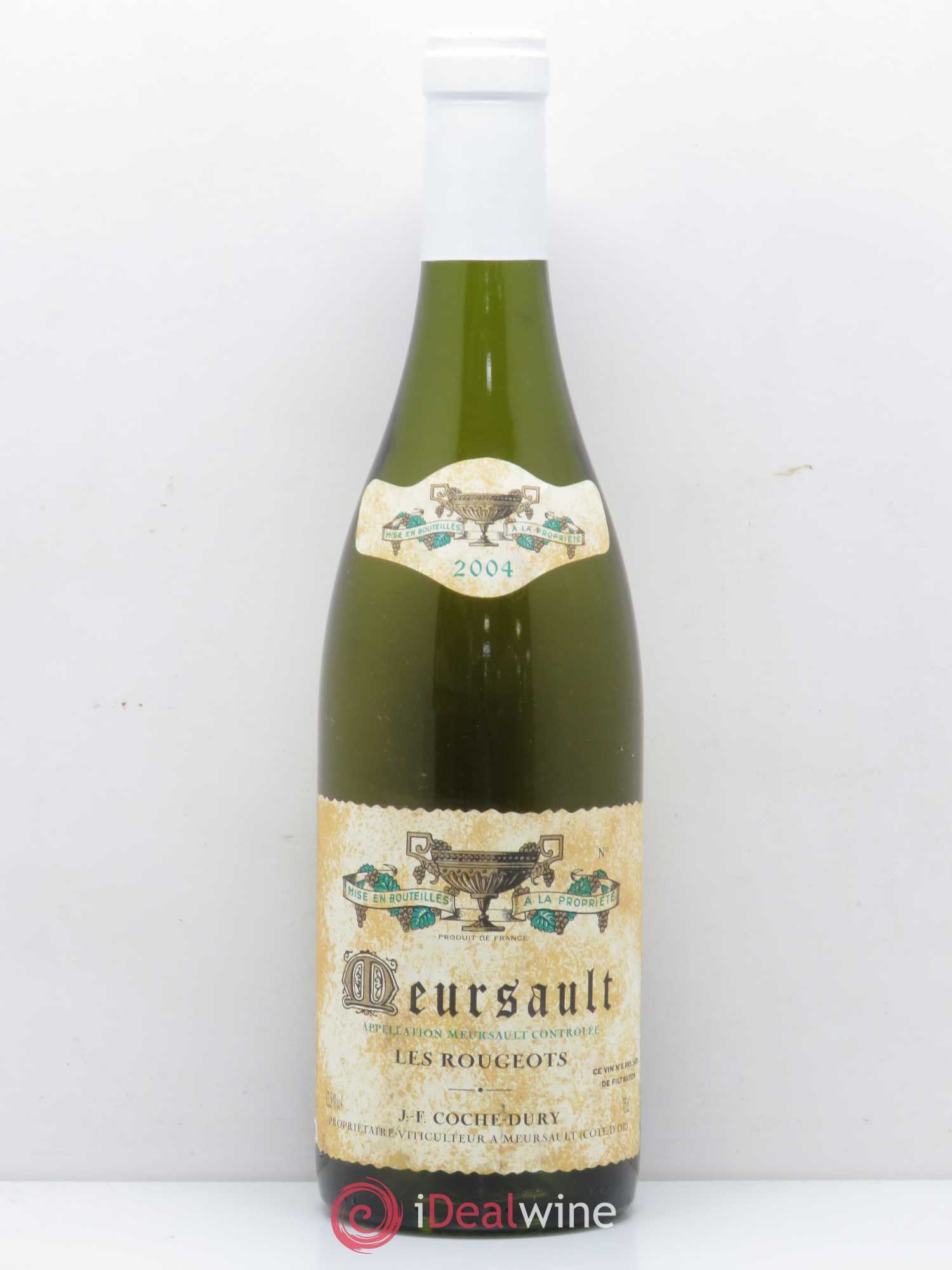 Meursault Les Rougeots Coche Dury (Domaine) 2004 - Lot de 1 bouteille - 0