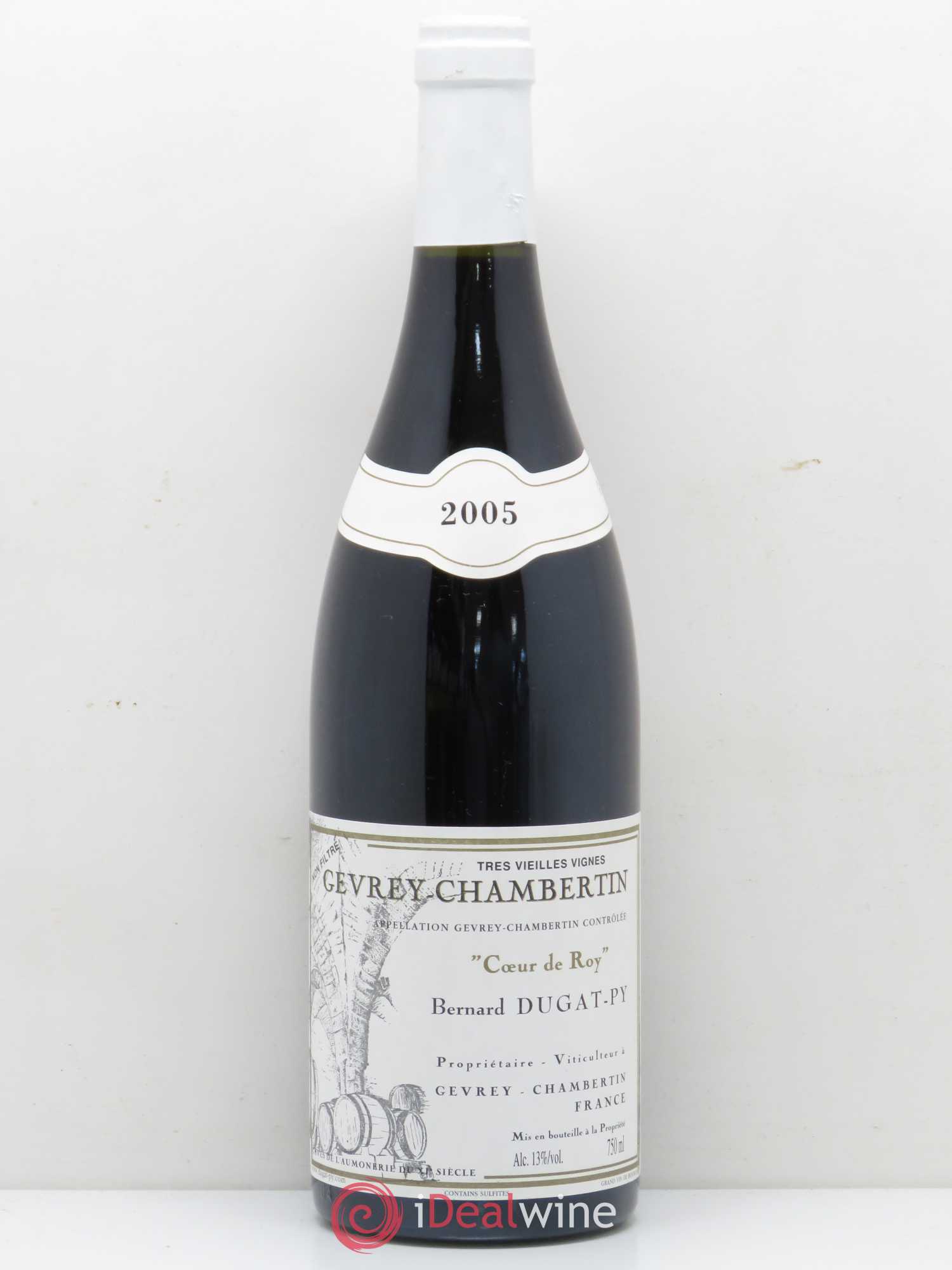 Gevrey-Chambertin Coeur de Roy Très Vieilles Vignes Dugat-Py 2005 - Lot de 1 bouteille - 0