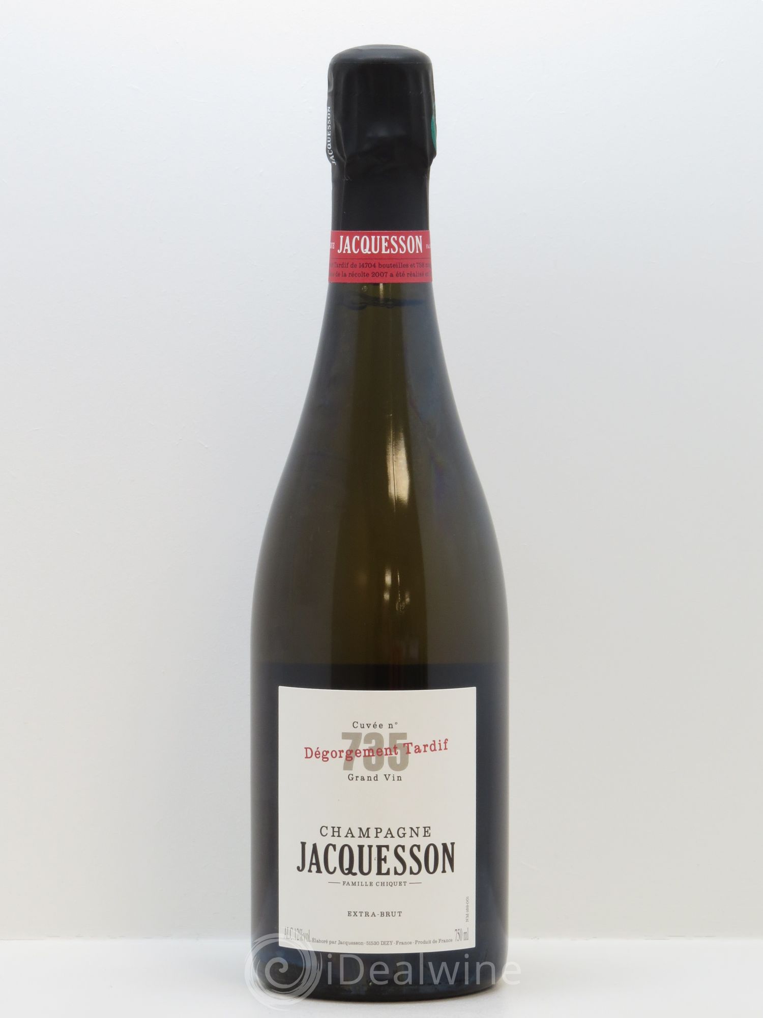 Cuvée 735 DT (Dégorgement Tardif) Extra-Brut Jacquesson - Lot de 1 bouteille - 0