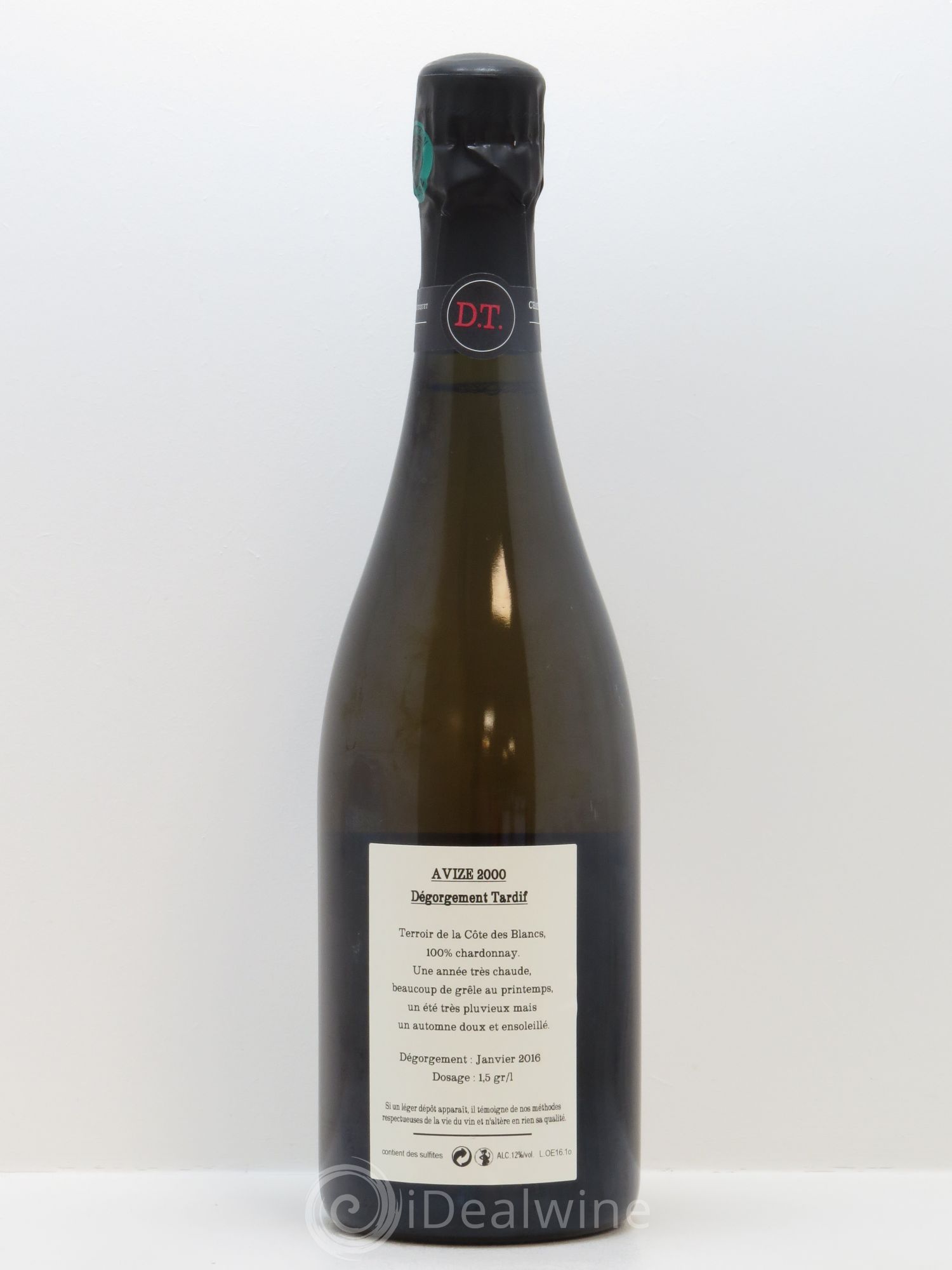 Avize DT (Dégorgement Tardif) Jacquesson 2000 - Lot de 1 bouteille - 1