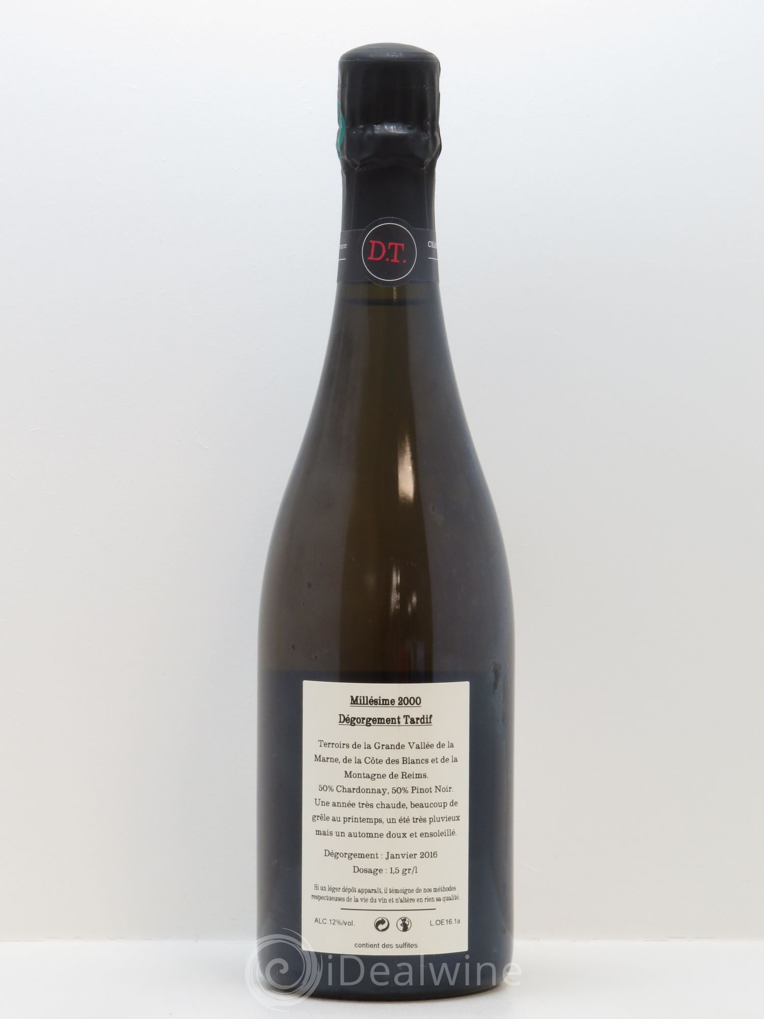 Dégorgement Tardif Jacquesson 2000 - Lot de 1 bouteille - 1