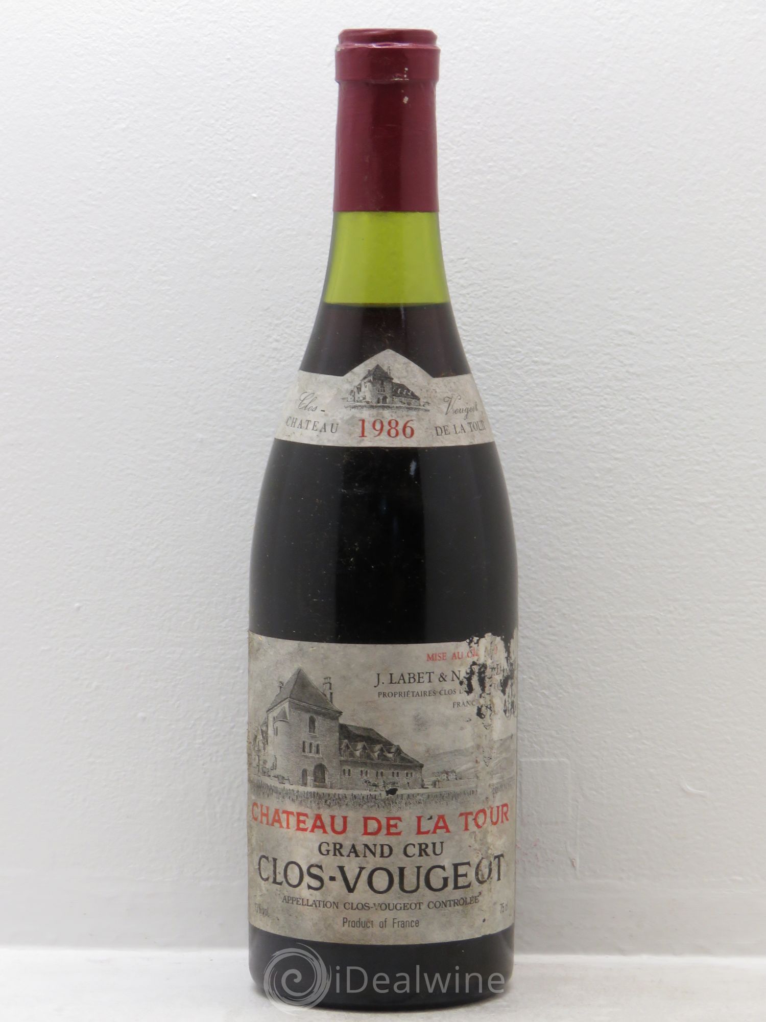 Clos de Vougeot Grand Cru 1986 - Lot de 6 bouteilles - 0