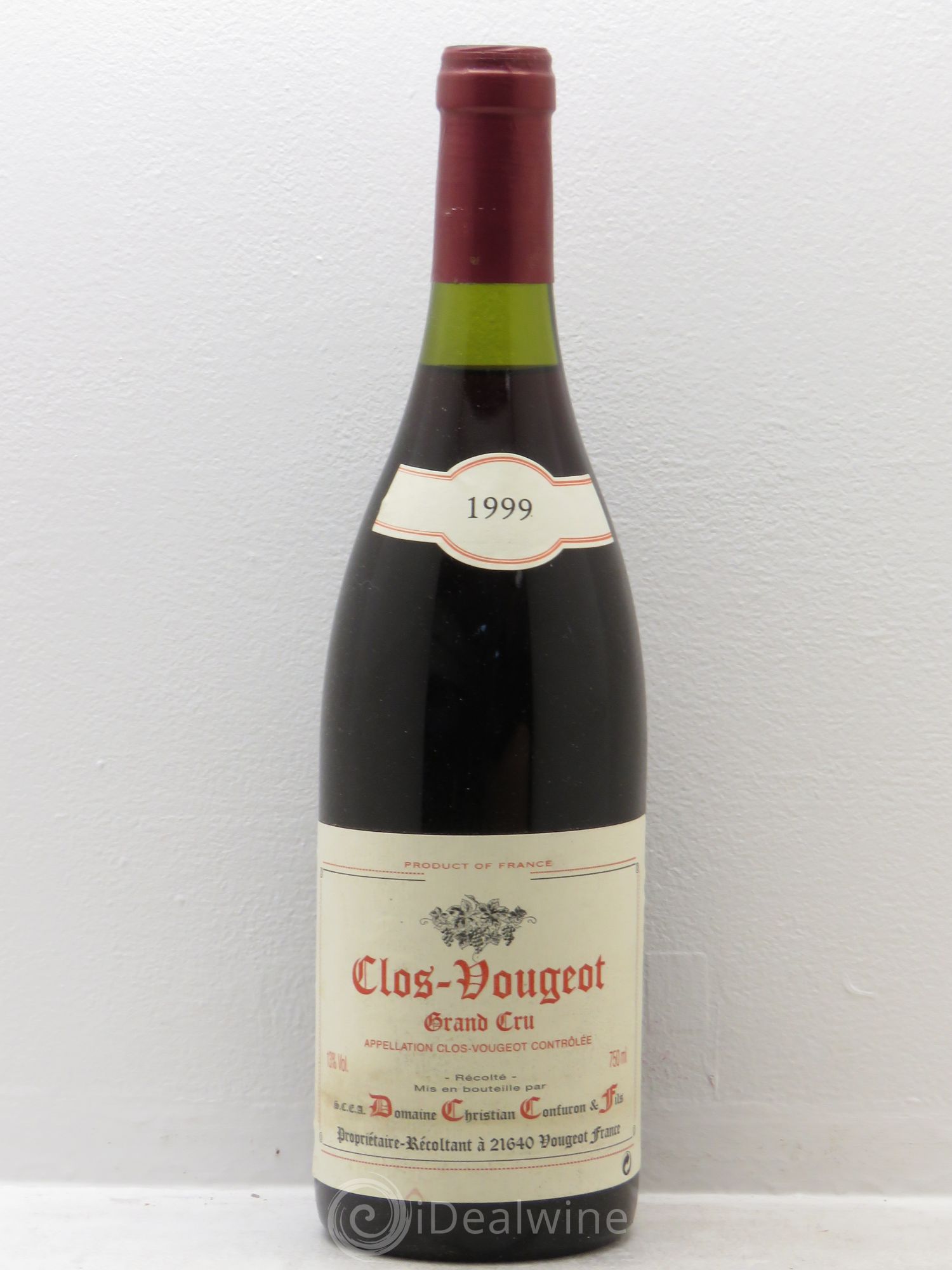 Clos de Vougeot Grand Cru Christian Confuron 1999 - Lot de 6 bouteilles - 0