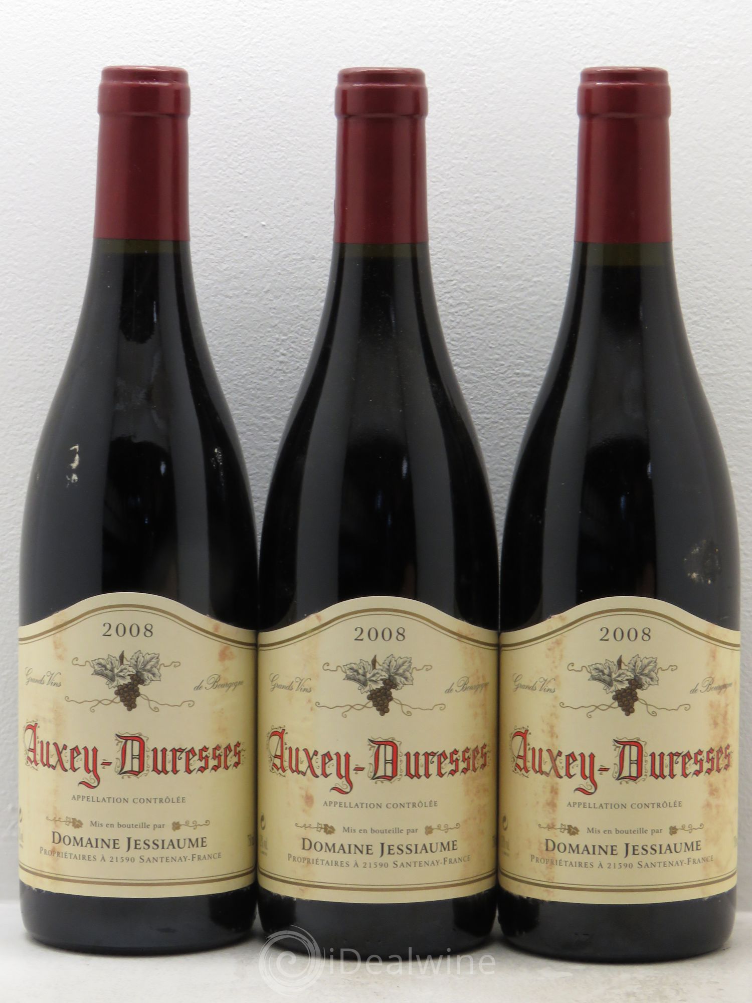 Auxey-Duresses Maison Jessiaume 2008 - Lot de 3 bouteilles - 0