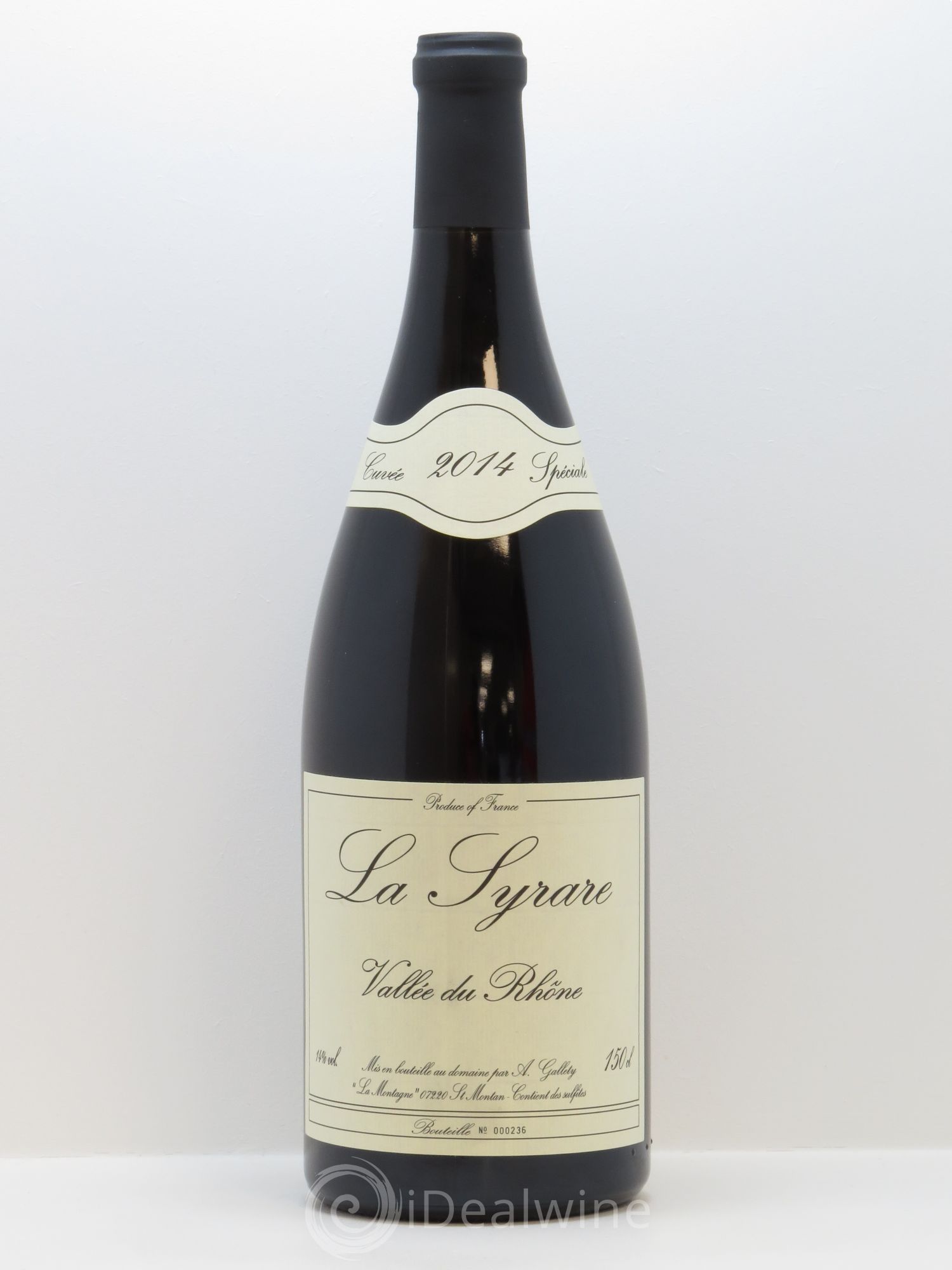Côtes du Vivarais La Syrare Gallety (Domaine) 2014 - Lot de 1 magnum - 0