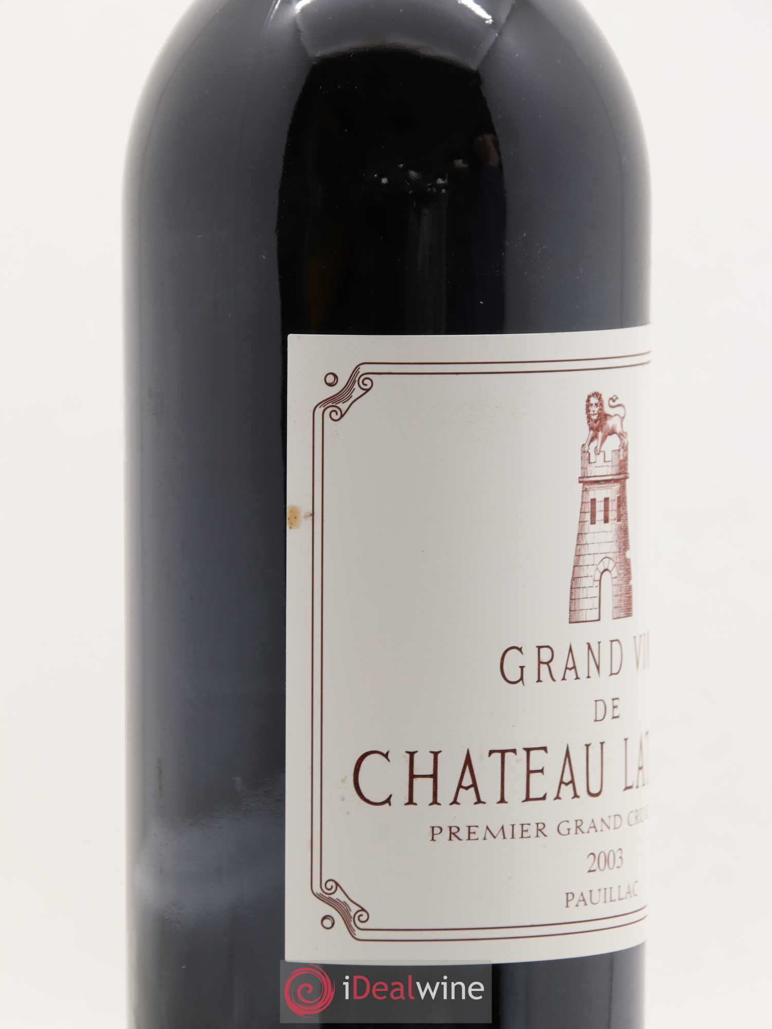 Château Latour 1er Grand Cru Classé 2003 - Lot de 1 bouteille - 5