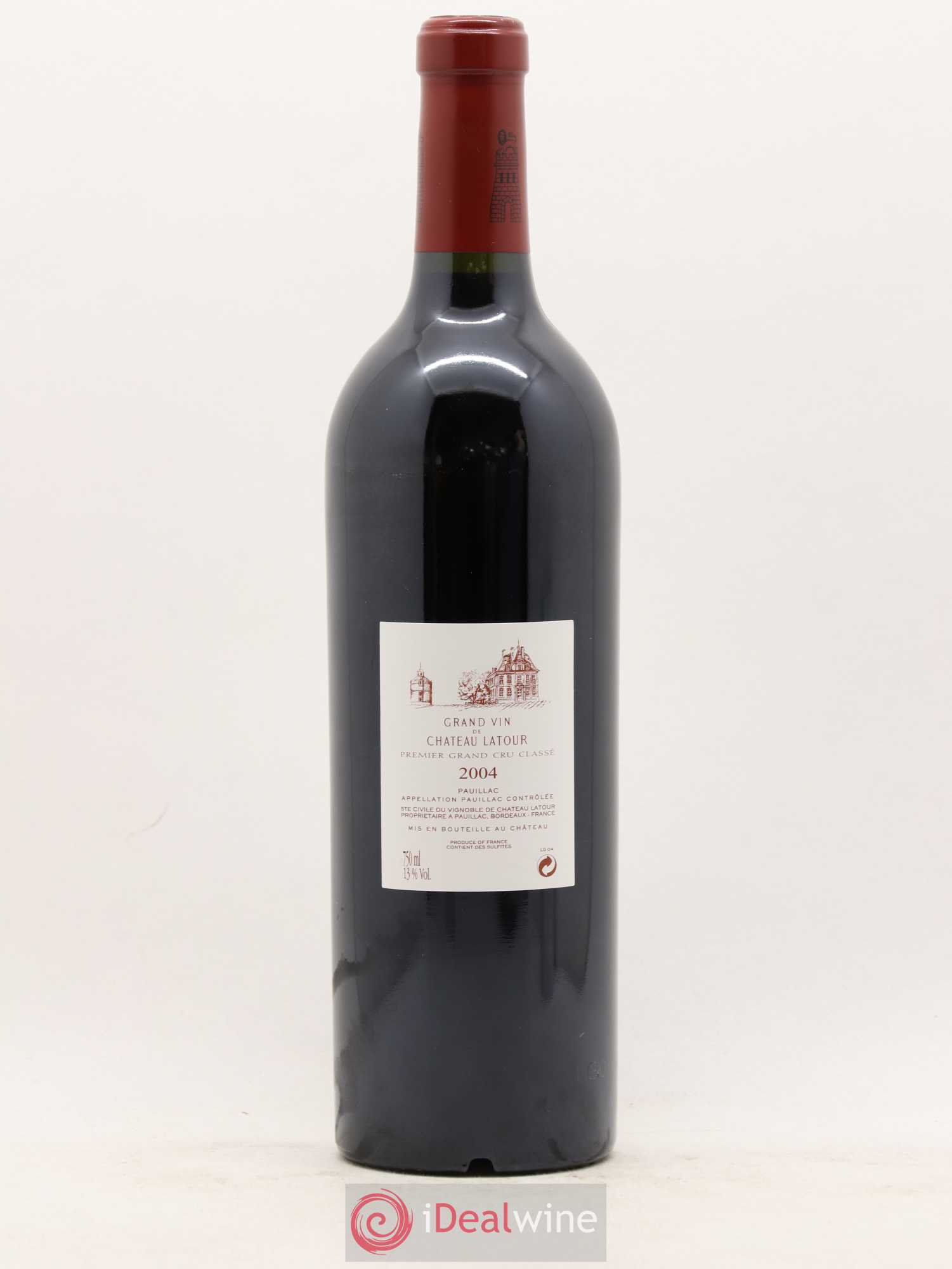 Château Latour 1er Grand Cru Classé 2004 - Lot de 1 bouteille - 1