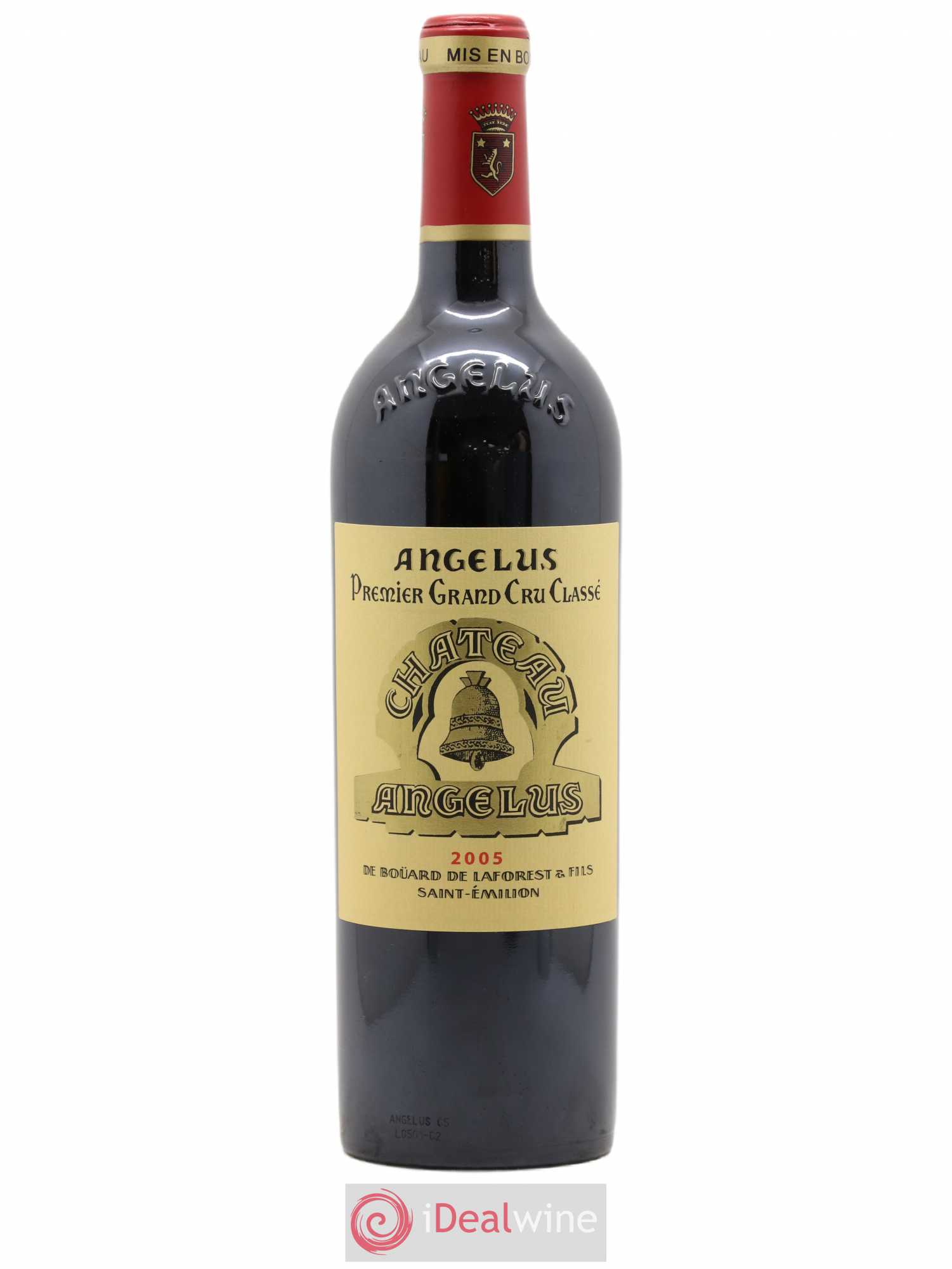 Château Angélus 1er Grand Cru Classé A 2005 - Lot de 1 bouteille - 0