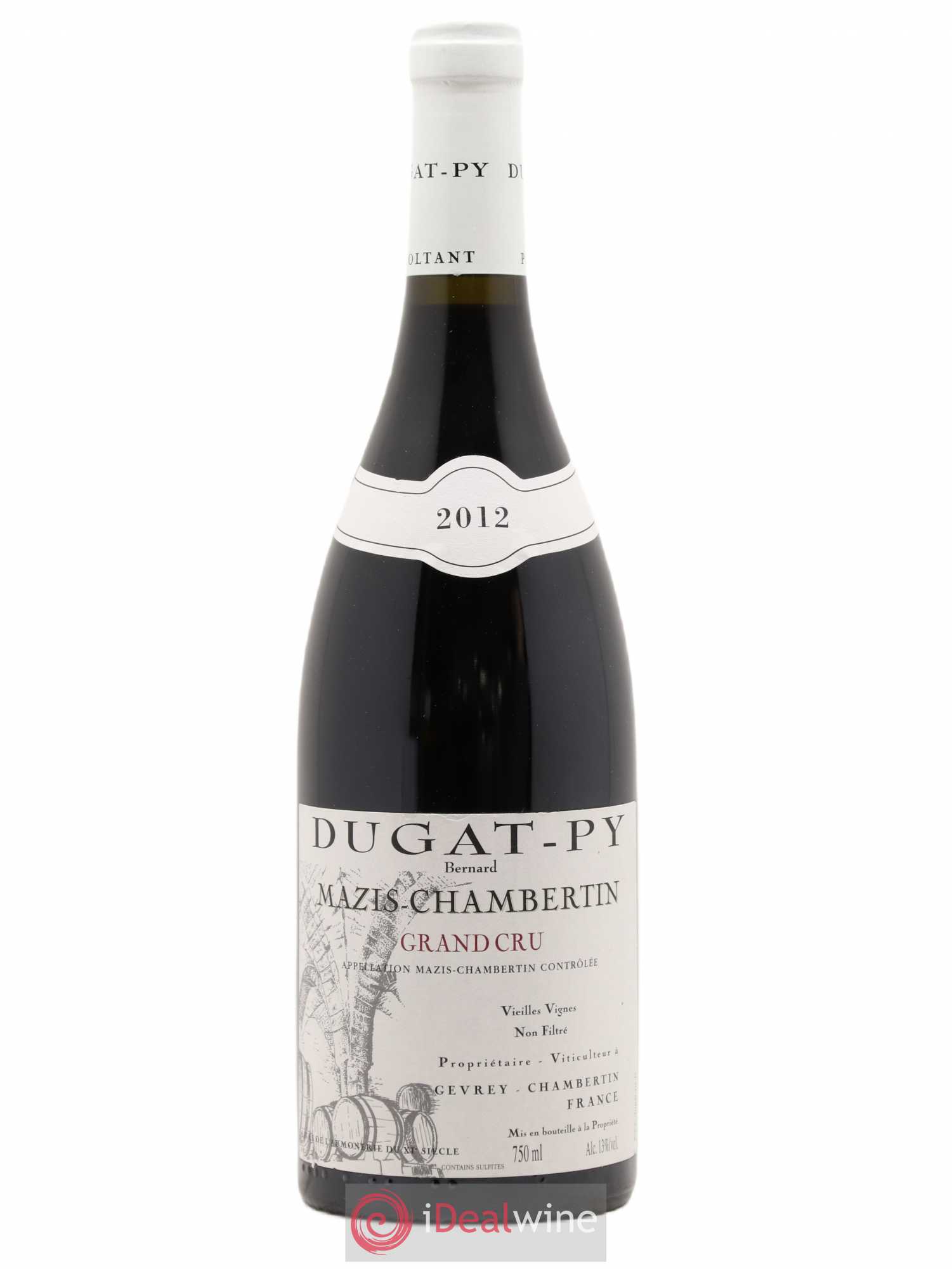 Mazis-Chambertin Grand Cru Vieilles Vignes Dugat-Py 2012 - Lot de 1 bouteille - 0