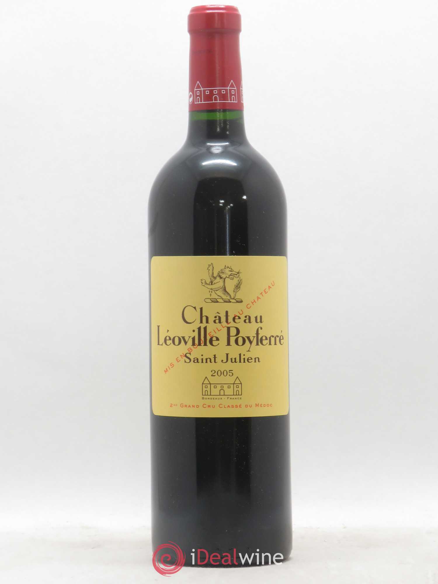 Château Léoville Poyferré 2ème Grand Cru Classé 2005 - Lot de 1 bouteille - 0