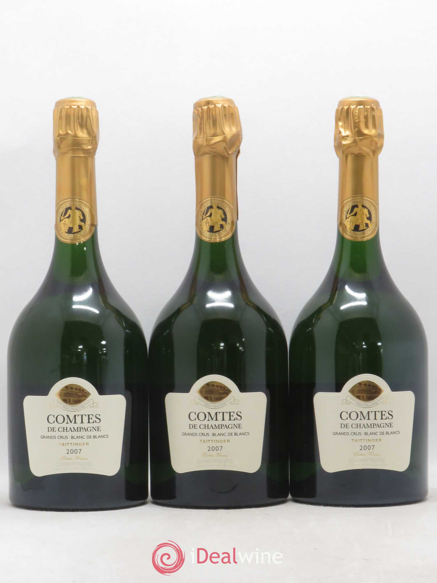 Comtes de Champagne Taittinger 2007 - Lot de 3 bouteilles - 0