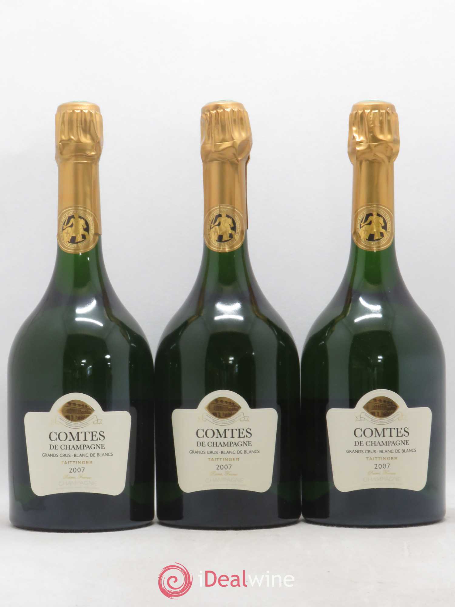 Comtes de Champagne Taittinger 2007 - Lot de 3 bouteilles - 0