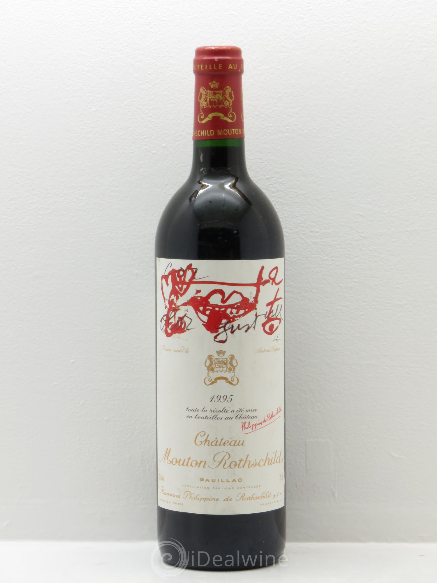 Château Mouton Rothschild 1er Grand Cru Classé 1995 - Lot de 1 bouteille - 0
