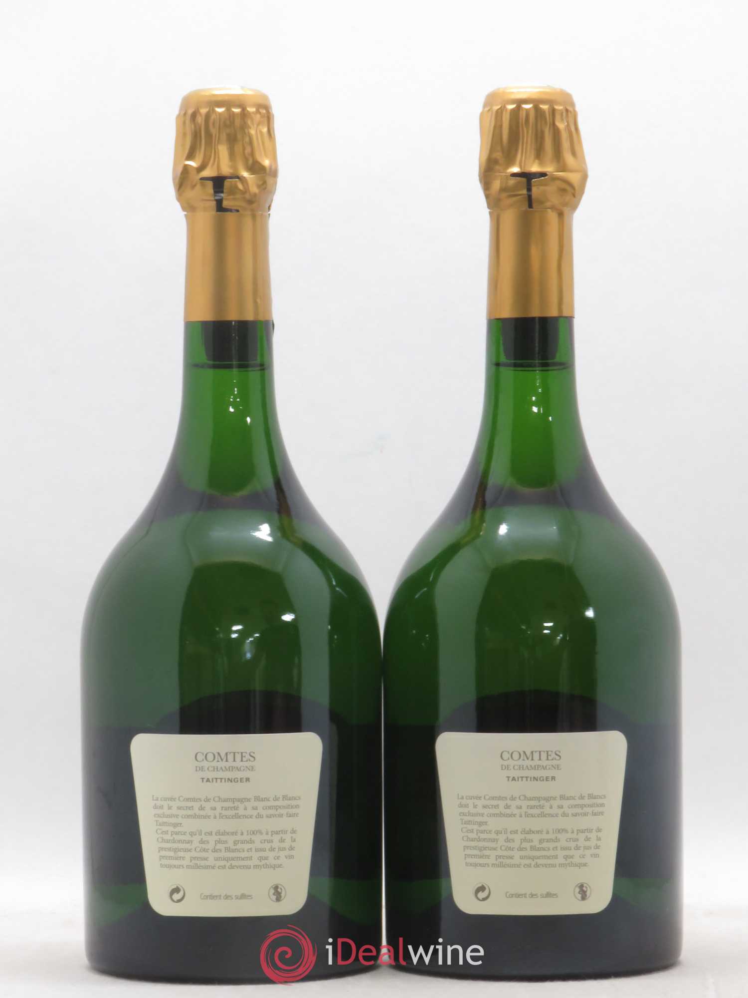 Comtes de Champagne Taittinger 2002 - Lot de 2 bouteilles - 1