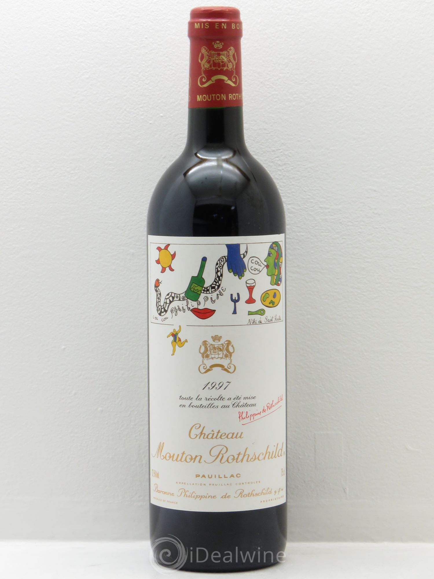 Château Mouton Rothschild 1er Grand Cru Classé 1997 - Lot de 1 bouteille - 0