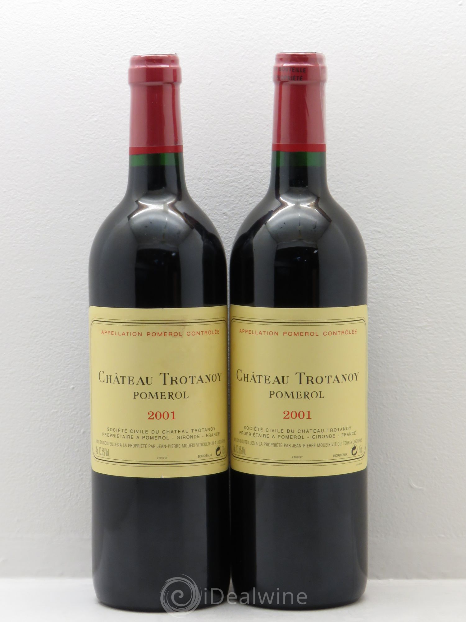 Château Trotanoy 2001 - Lot de 2 bouteilles - 0