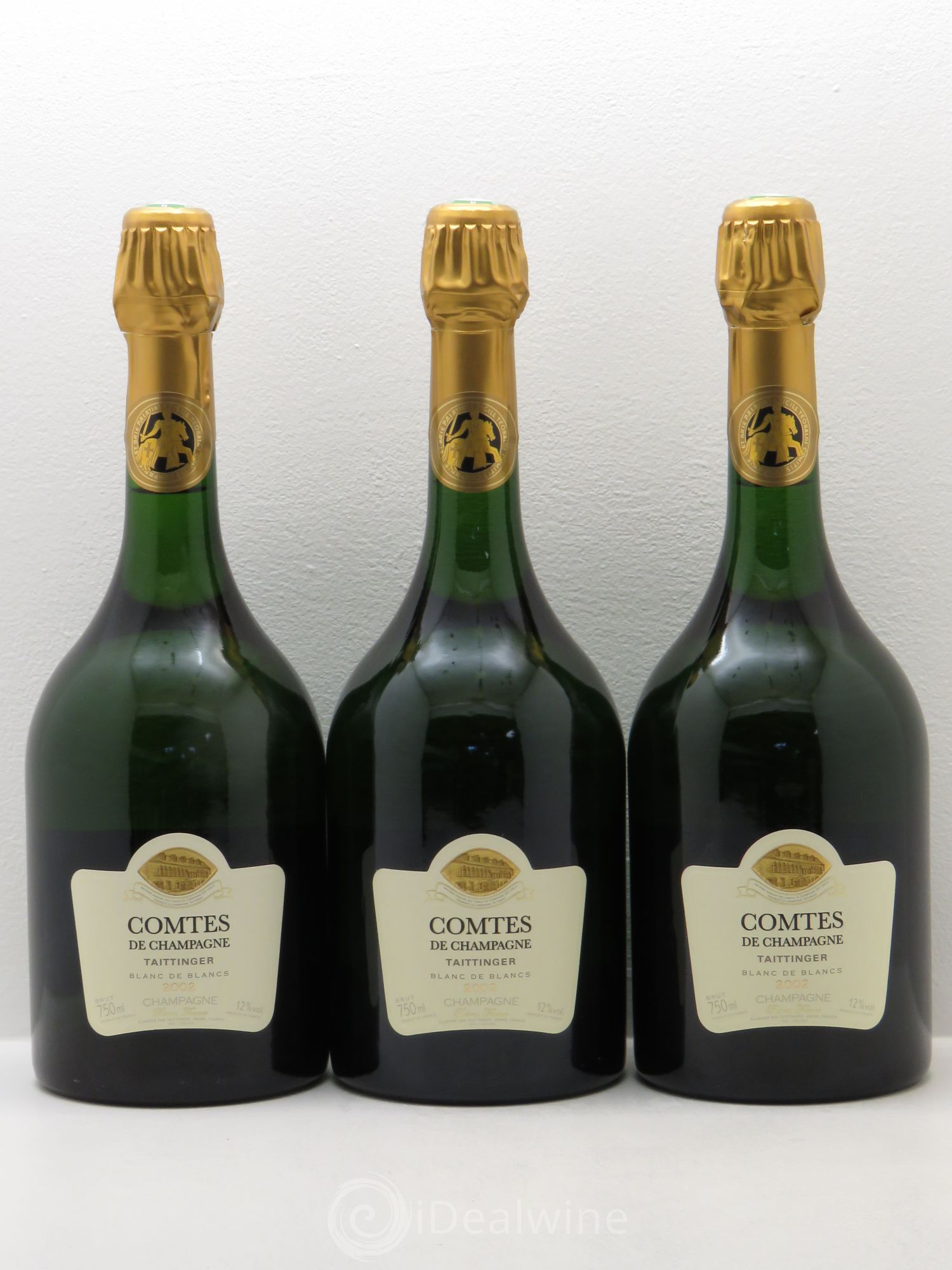 Comtes de Champagne Taittinger 2002 - Lot de 3 bouteilles - 0