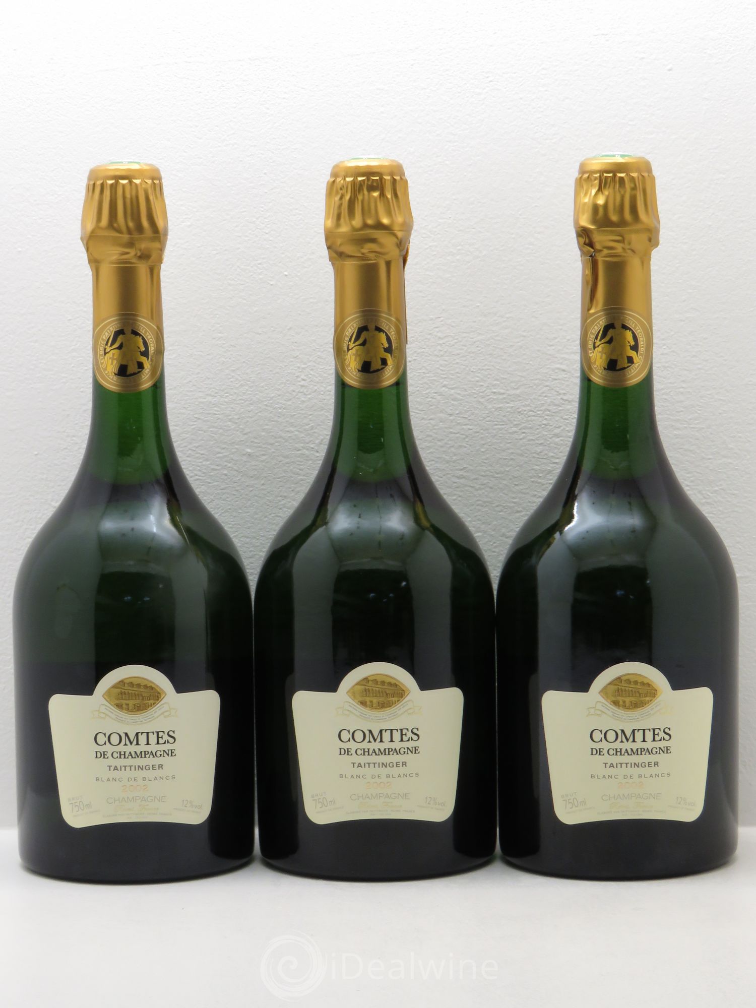 Comtes de Champagne Taittinger 2002 - Lot de 3 bouteilles - 0