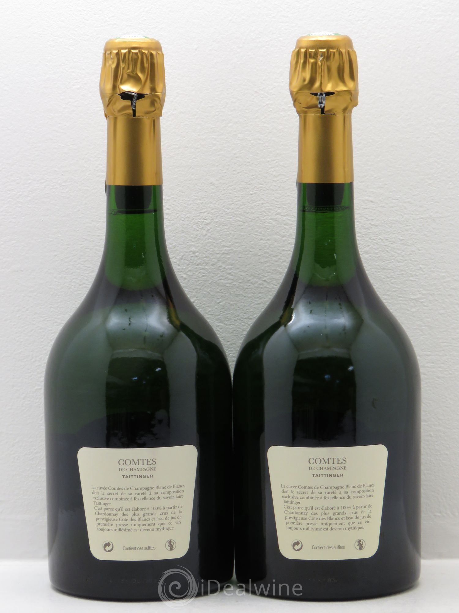 Comtes de Champagne Taittinger 2002 - Lot de 2 bouteilles - 1