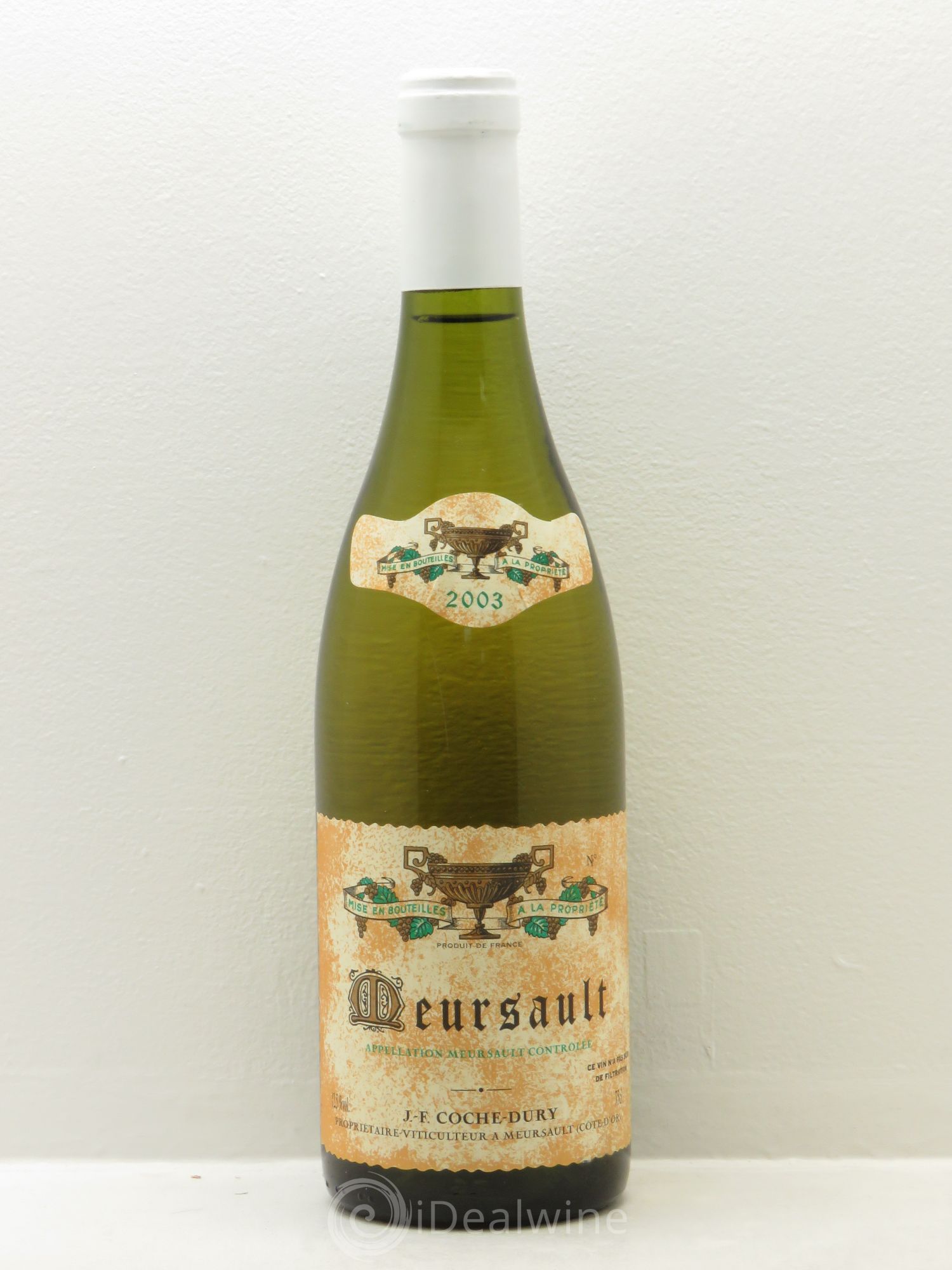 Meursault Coche Dury (Domaine) 2003 - Lot de 1 bouteille - 0