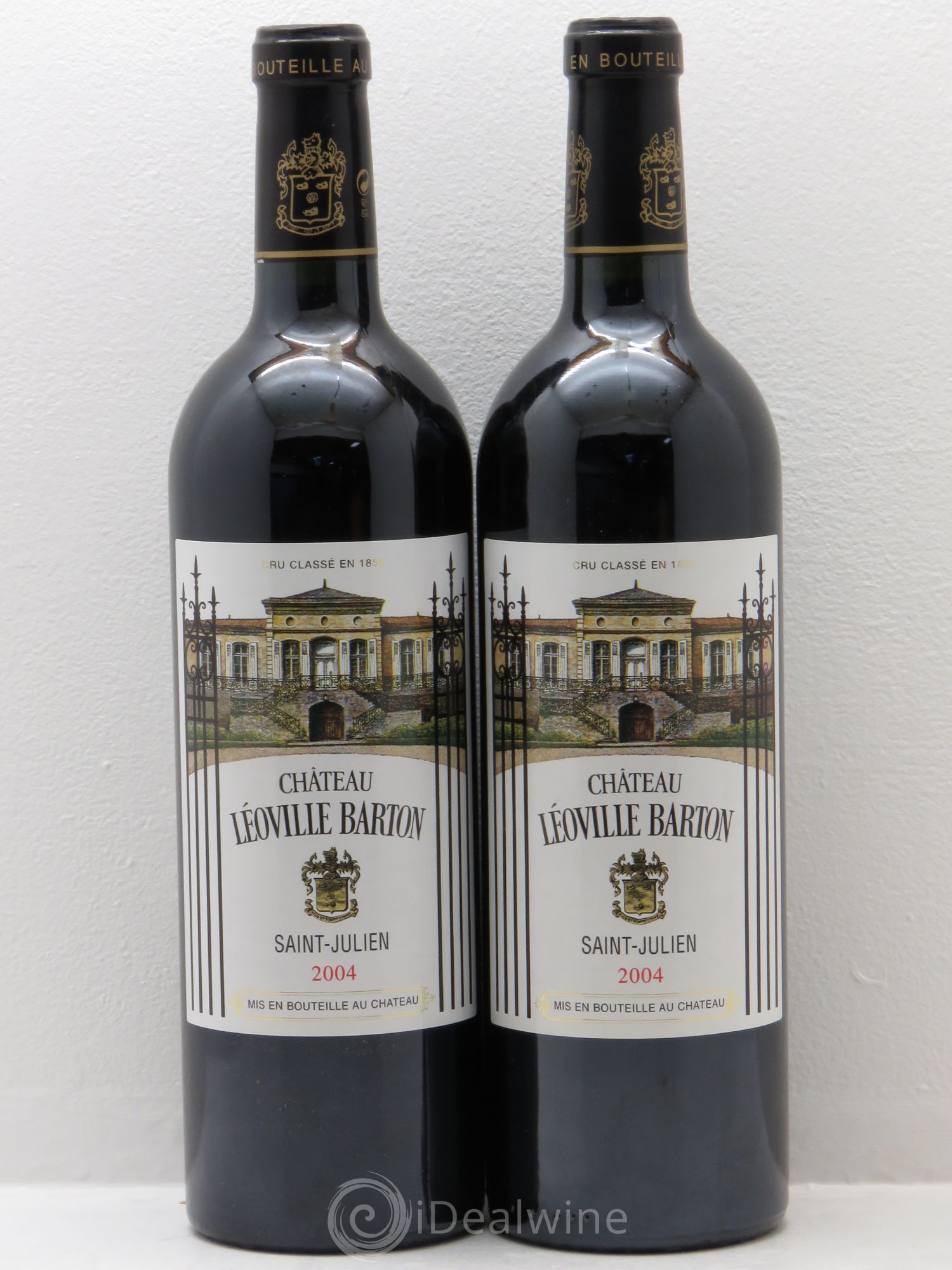 Château Léoville Barton 2ème Grand Cru Classé 2004 - Lot de 2 bouteilles - 0