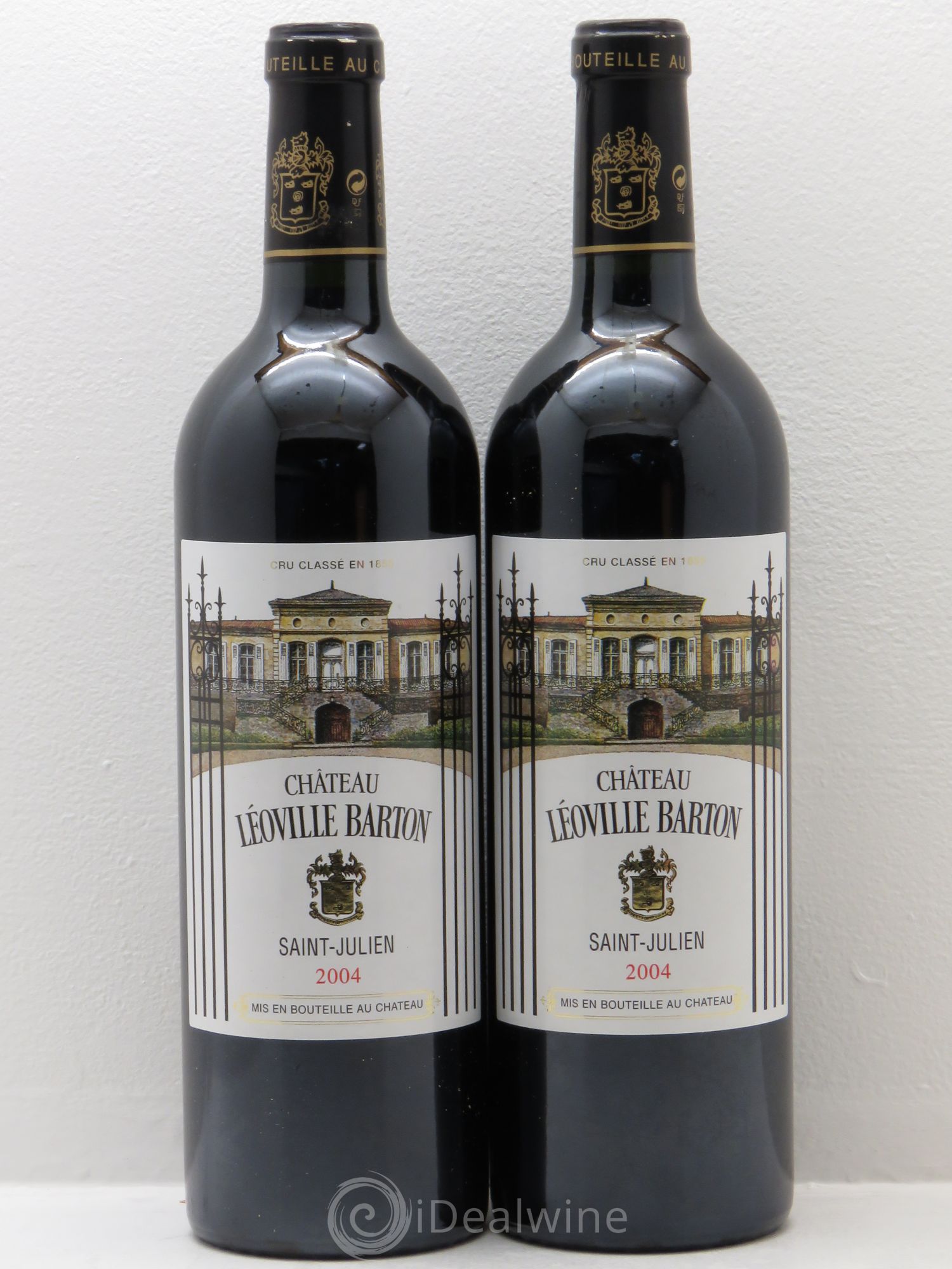 Château Léoville Barton 2ème Grand Cru Classé 2004 - Lot de 2 bouteilles - 0