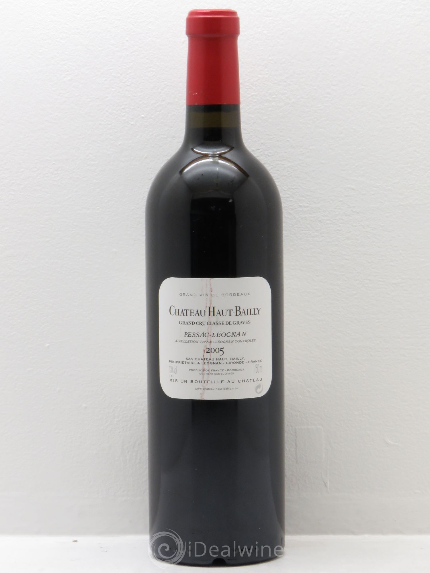 Château Haut-Bailly Cru Classé de Graves 2005 - Lot de 1 bouteille - 1