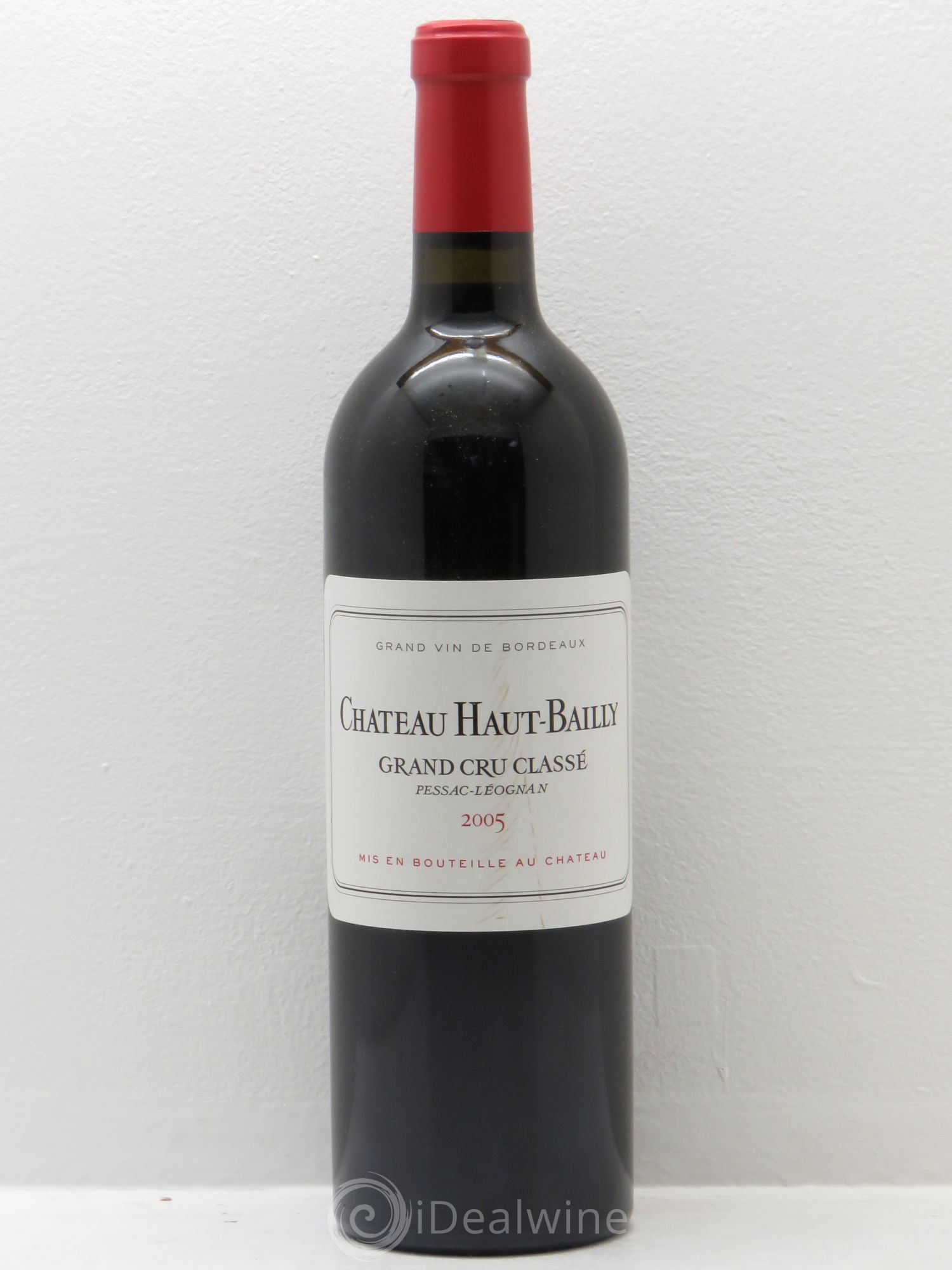 Château Haut-Bailly Cru Classé de Graves 2005 - Lot de 1 bouteille - 0