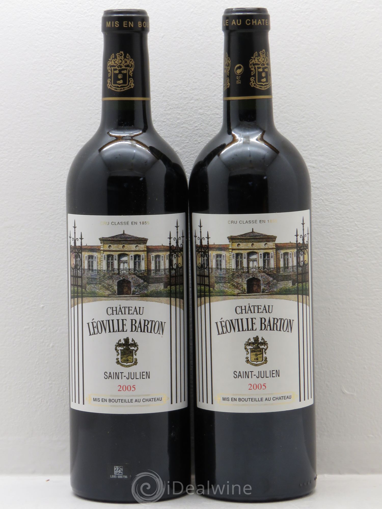 Château Léoville Barton 2ème Grand Cru Classé 2005 - Lot de 2 bouteilles - 0