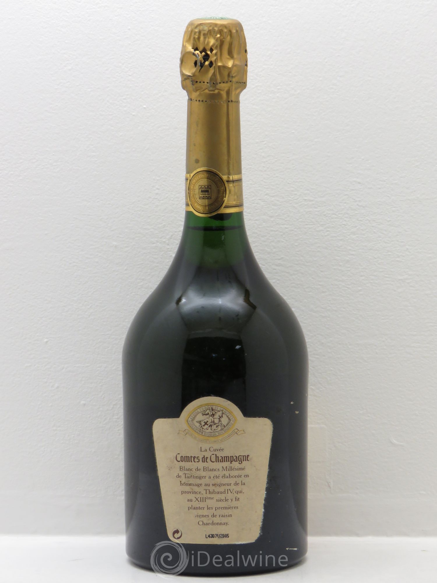 Comtes de Champagne Taittinger 1988 - Lot de 1 bouteille - 1