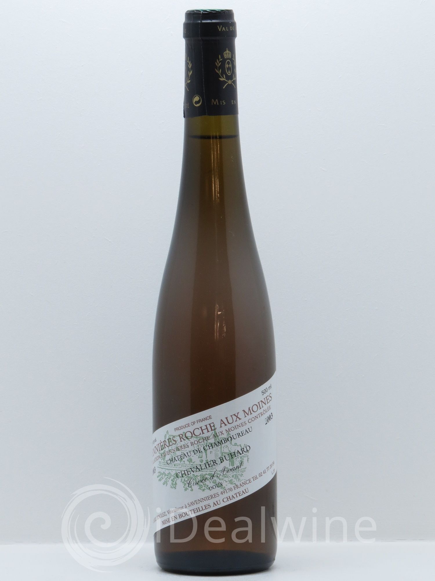 Savennières Roche aux Moines Chevalier Buhard Cuvée d'Avant Château de Chamboureau 2003 - Lotto di 1 bottiglia - 0