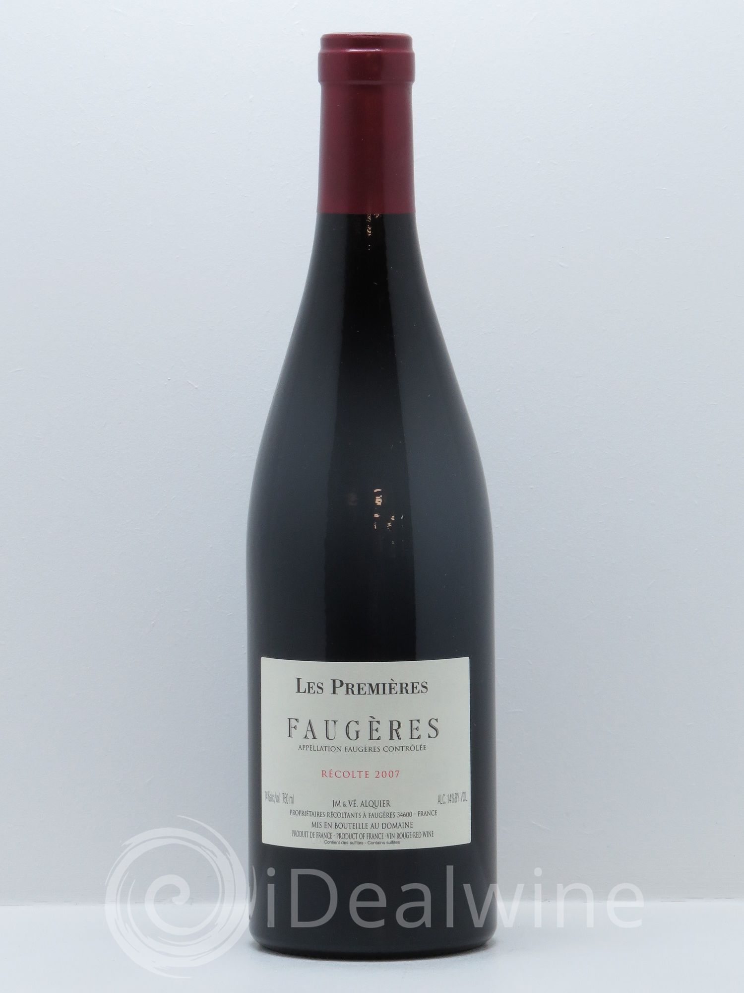 Faugères Domaine Jean-Michel Alquier Les Premières 2007 - Lot de 1 bouteille - 0