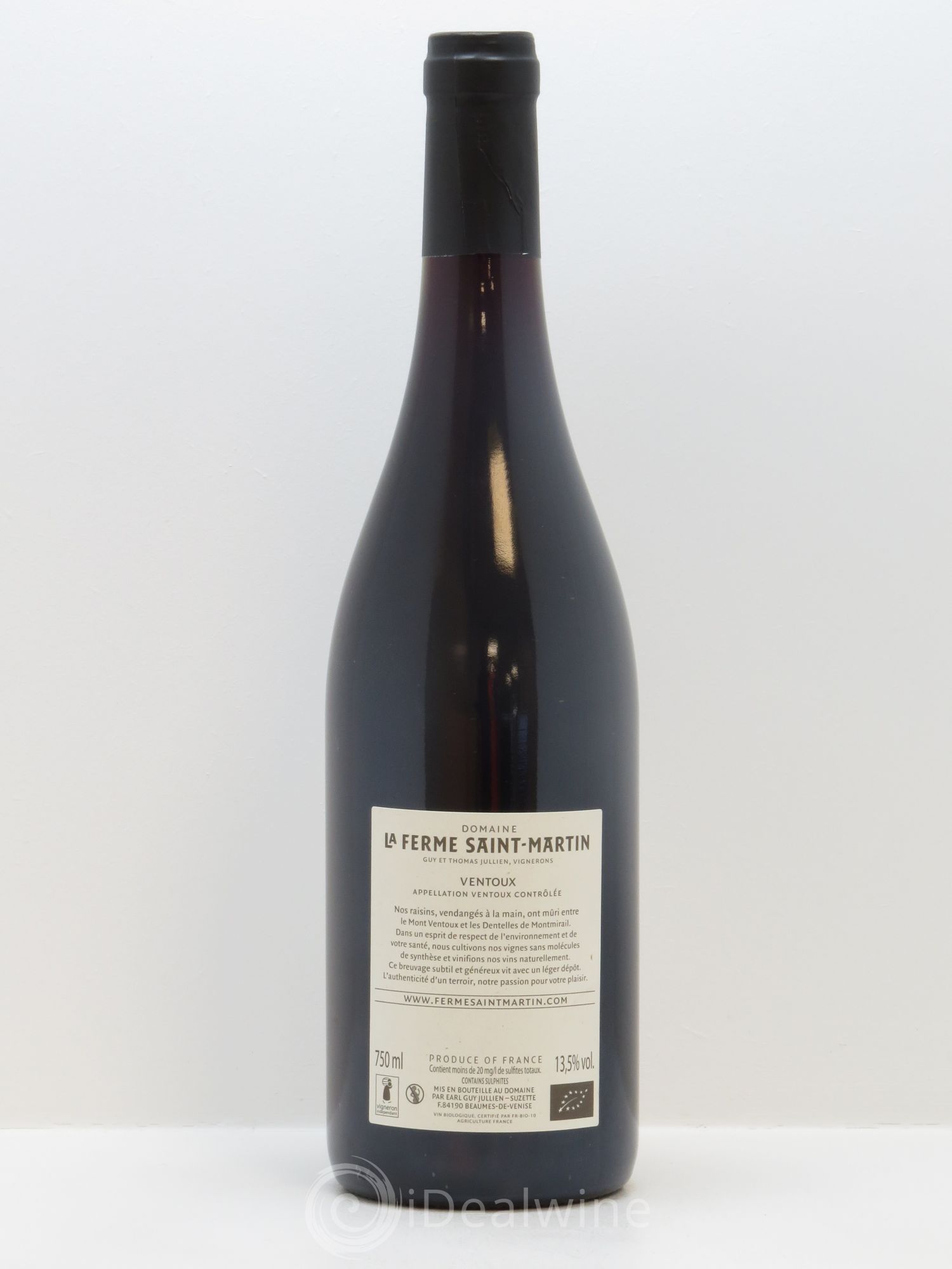 Ventoux La Gérine La Ferme Saint-Martin (Domaine) 2015 - Lot de 1 bouteille - 1