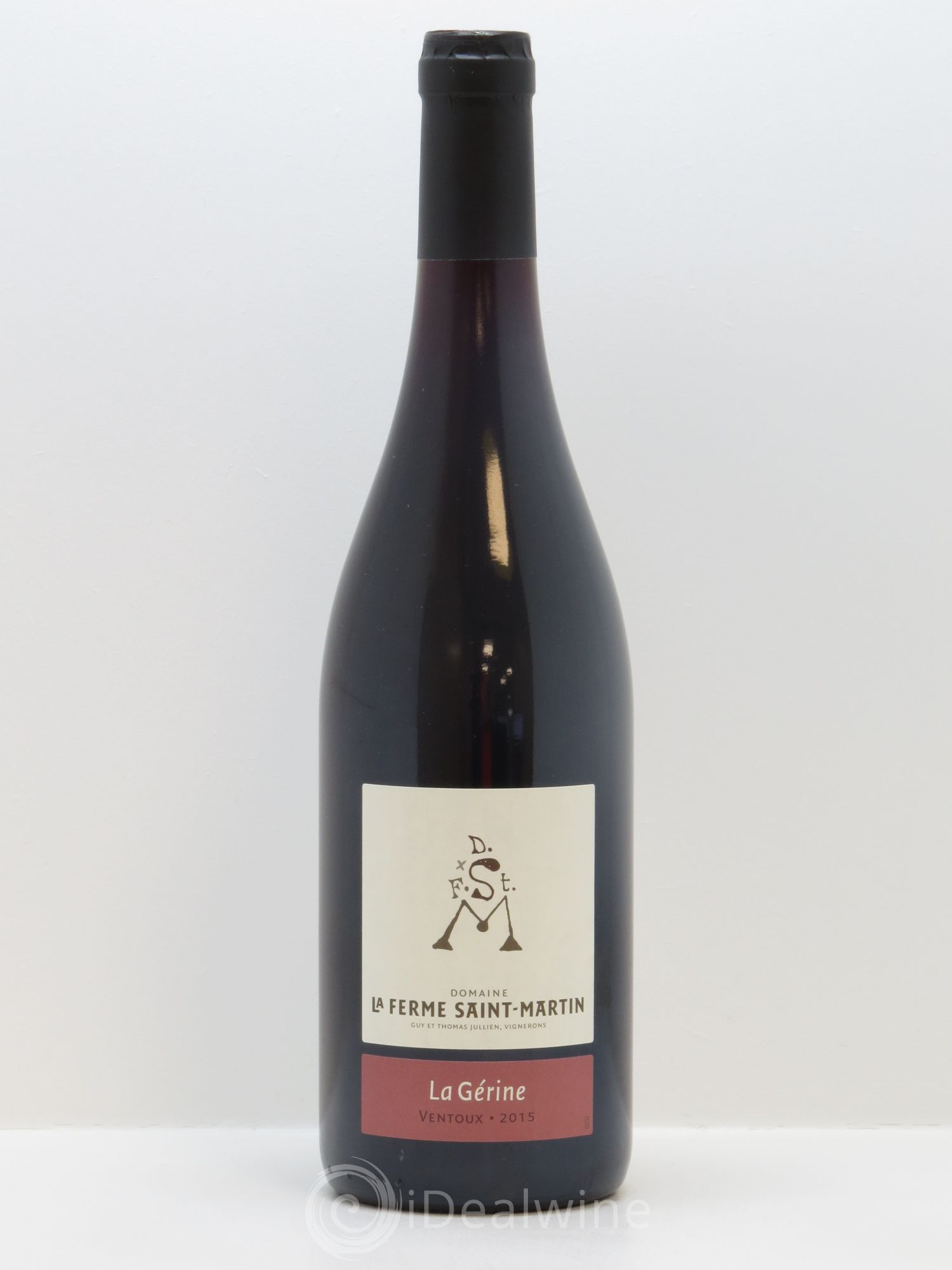 Ventoux La Gérine La Ferme Saint-Martin (Domaine) 2015 - Lot de 1 bouteille - 0