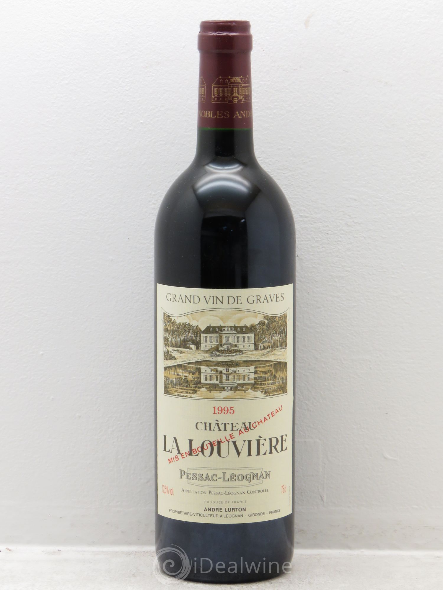 Château la Louvière 1995 - Lot de 1 bouteille - 0