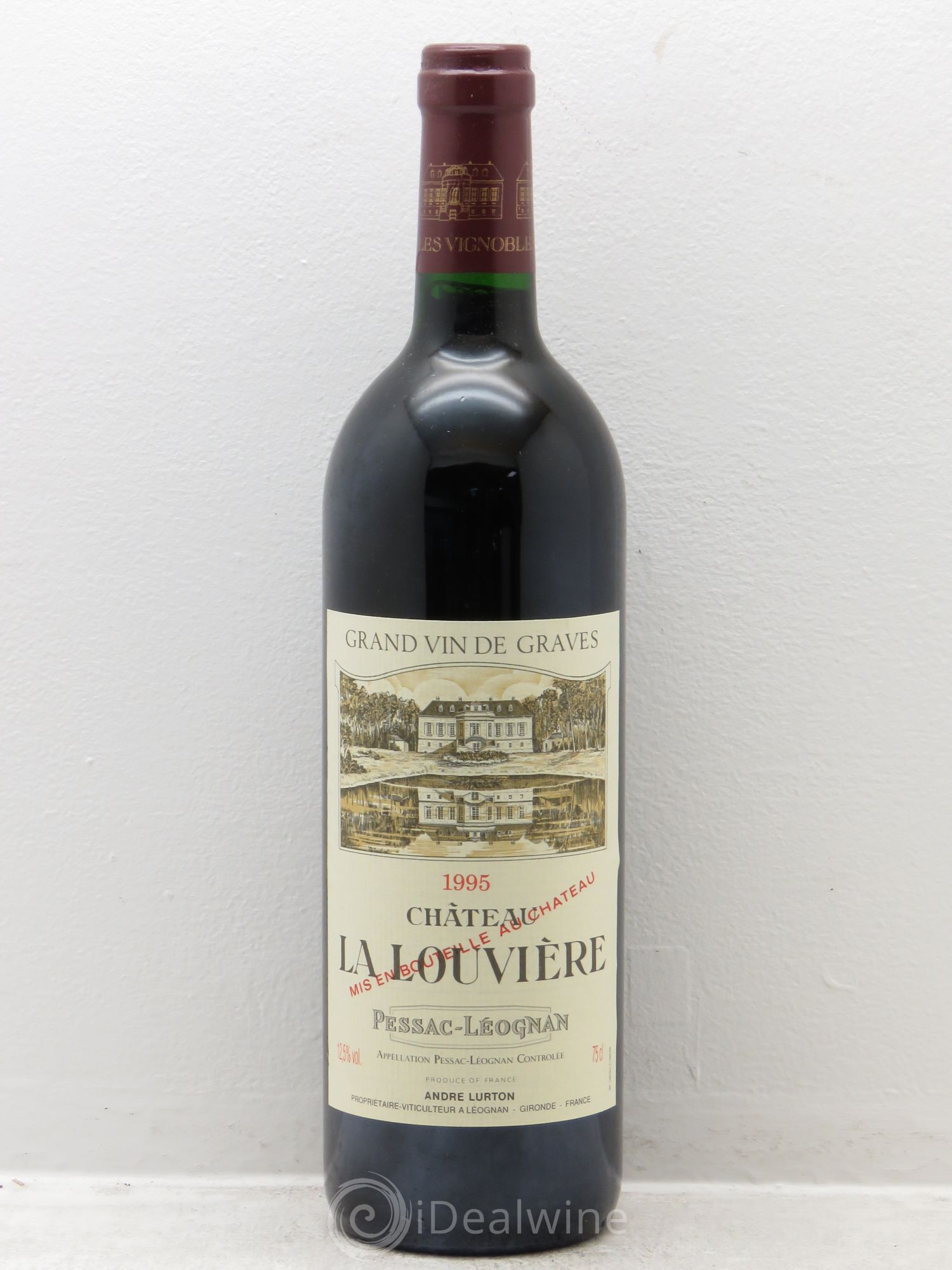 Château la Louvière 1995 - Lot de 1 bouteille - 0