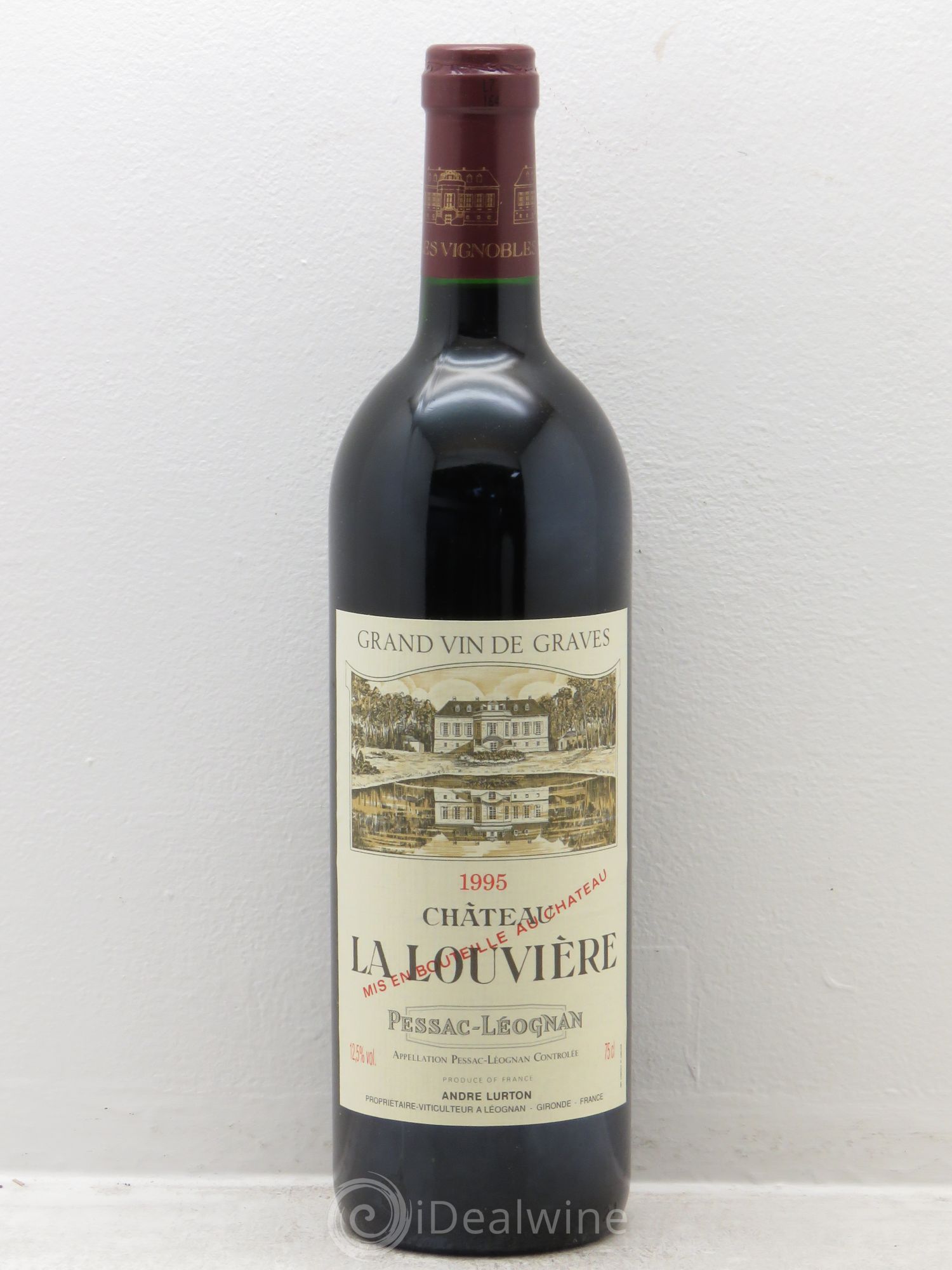 Château la Louvière 1995 - Lot de 1 bouteille - 0
