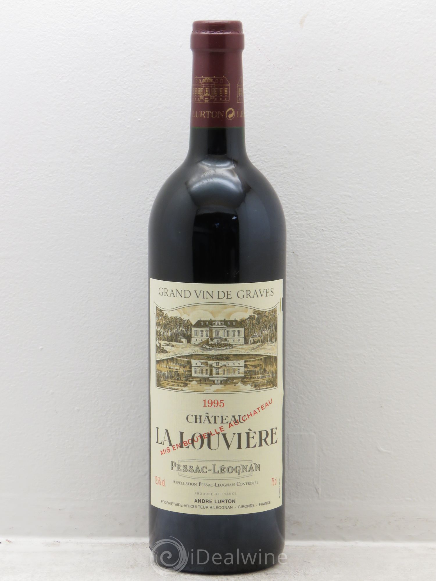 Château la Louvière 1995 - Lot de 1 bouteille - 0