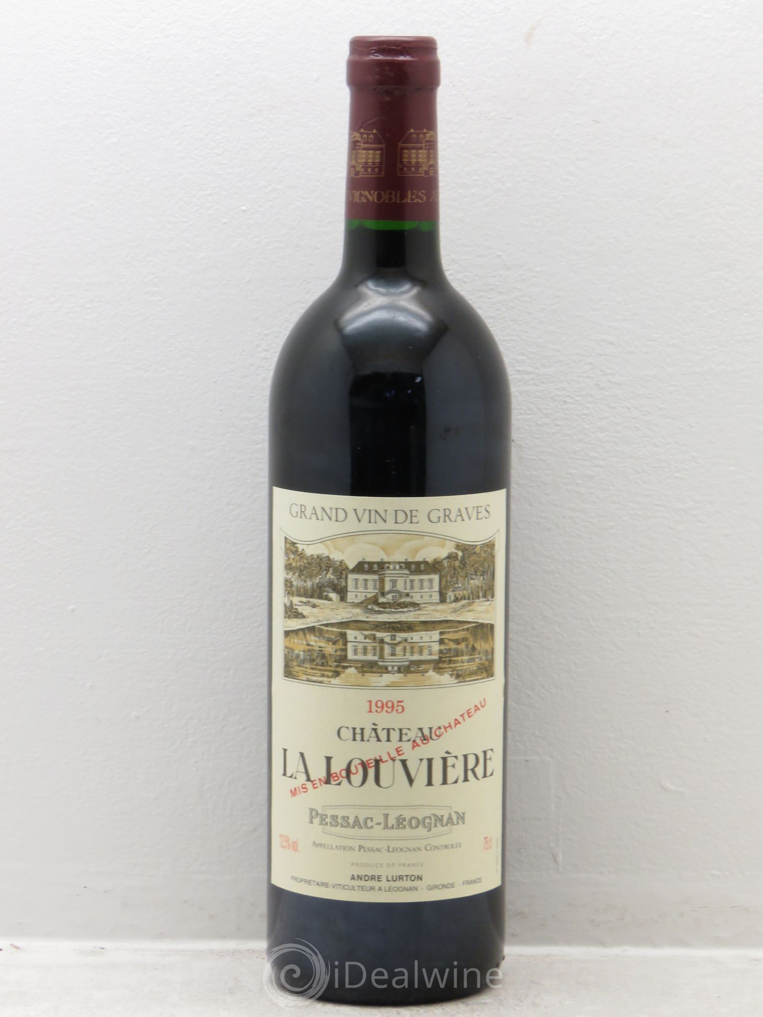 Château la Louvière 1995 - Lot de 1 bouteille - 0