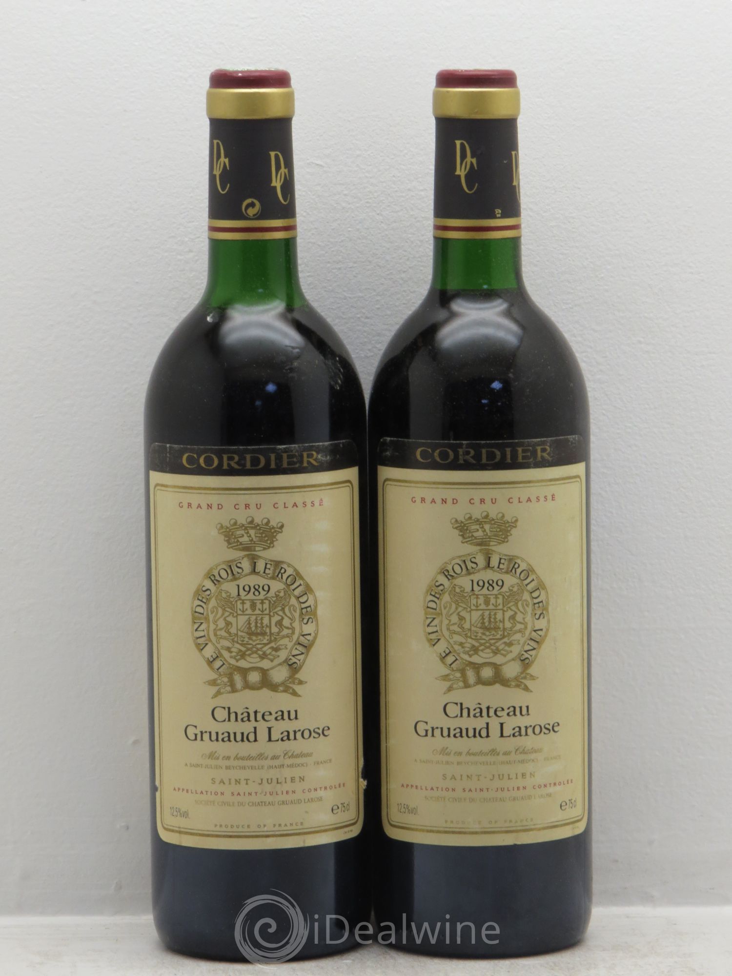 Château Gruaud Larose 2ème Grand Cru Classé 1989 - Lot de 2 bouteilles - 0