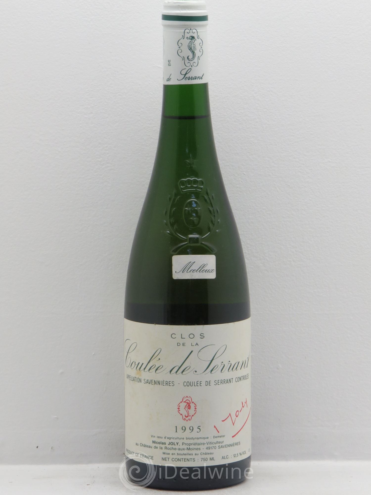 Savennières Clos de la Coulée de Serrant Vignobles de la Coulée de Serrant - Nicolas Joly 1995 - Lot de 6 bouteilles - 0
