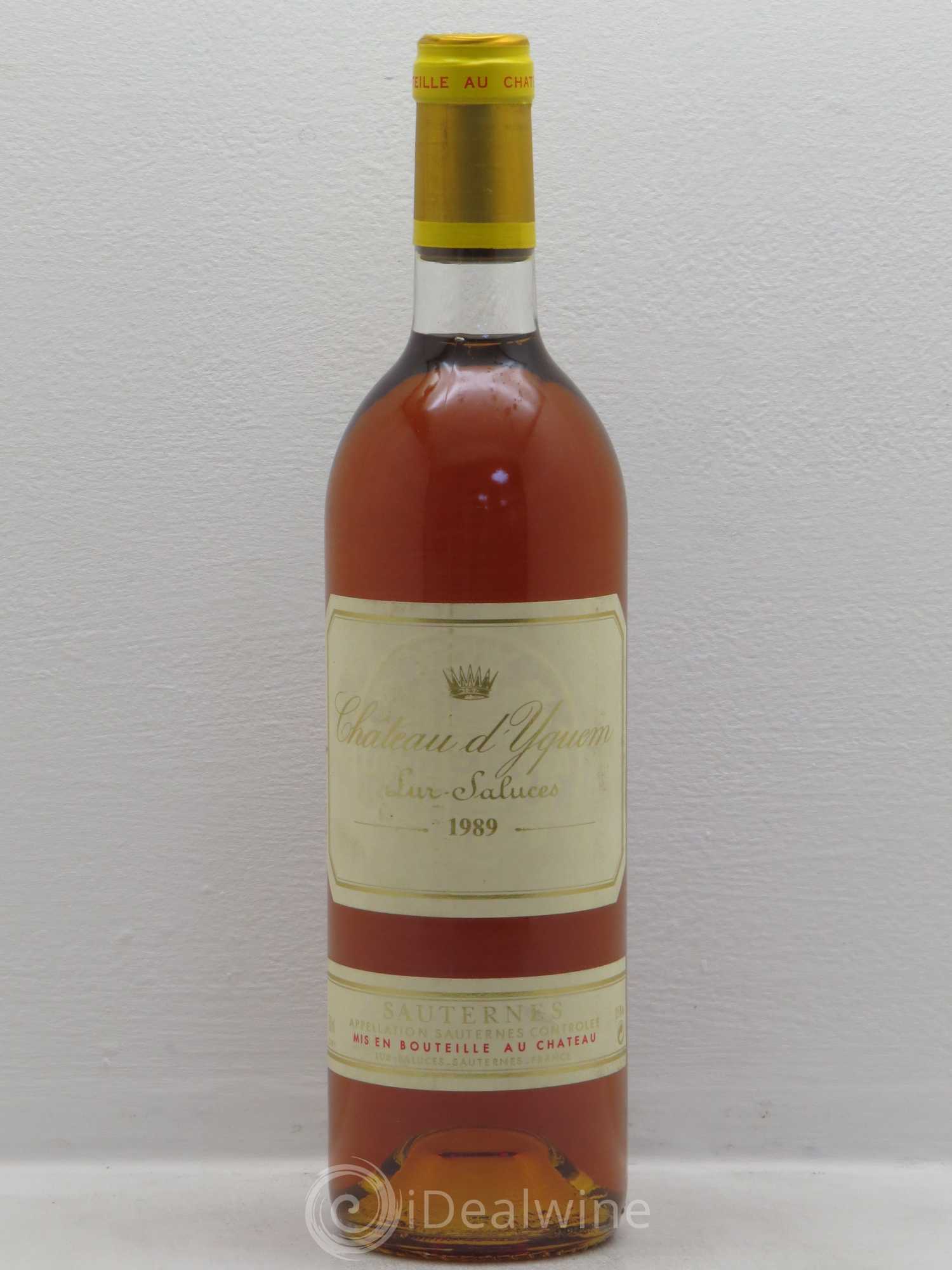 Château d' Yquem 1er Cru Classé Supérieur 1989 - Lotto di 1 bottiglia - 0