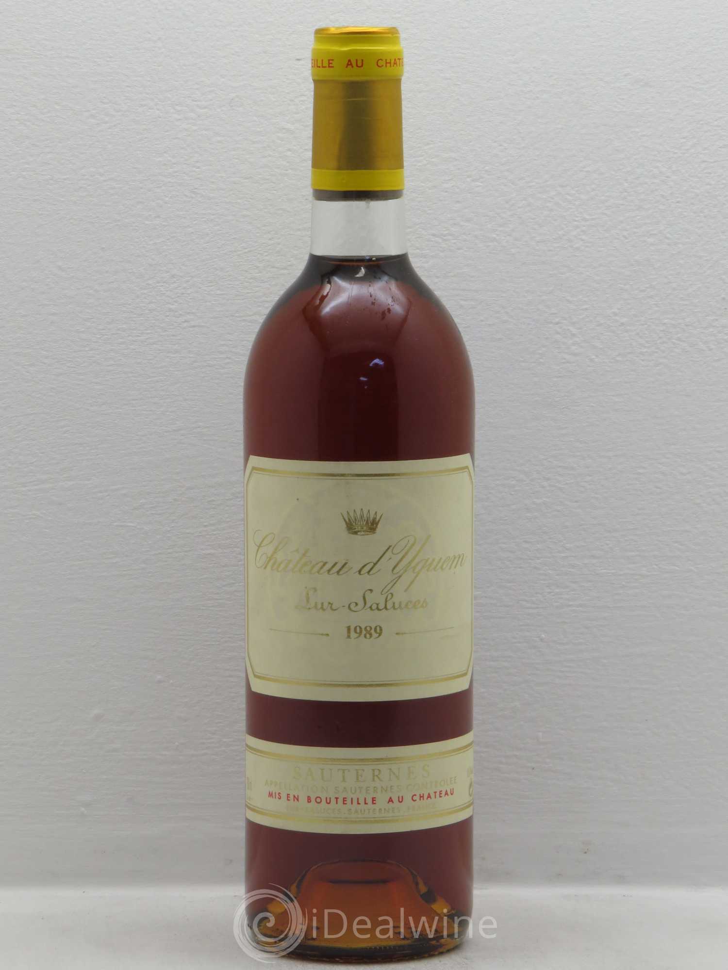 Château d' Yquem 1er Cru Classé Supérieur 1989 - Lotto di 1 bottiglia - 0